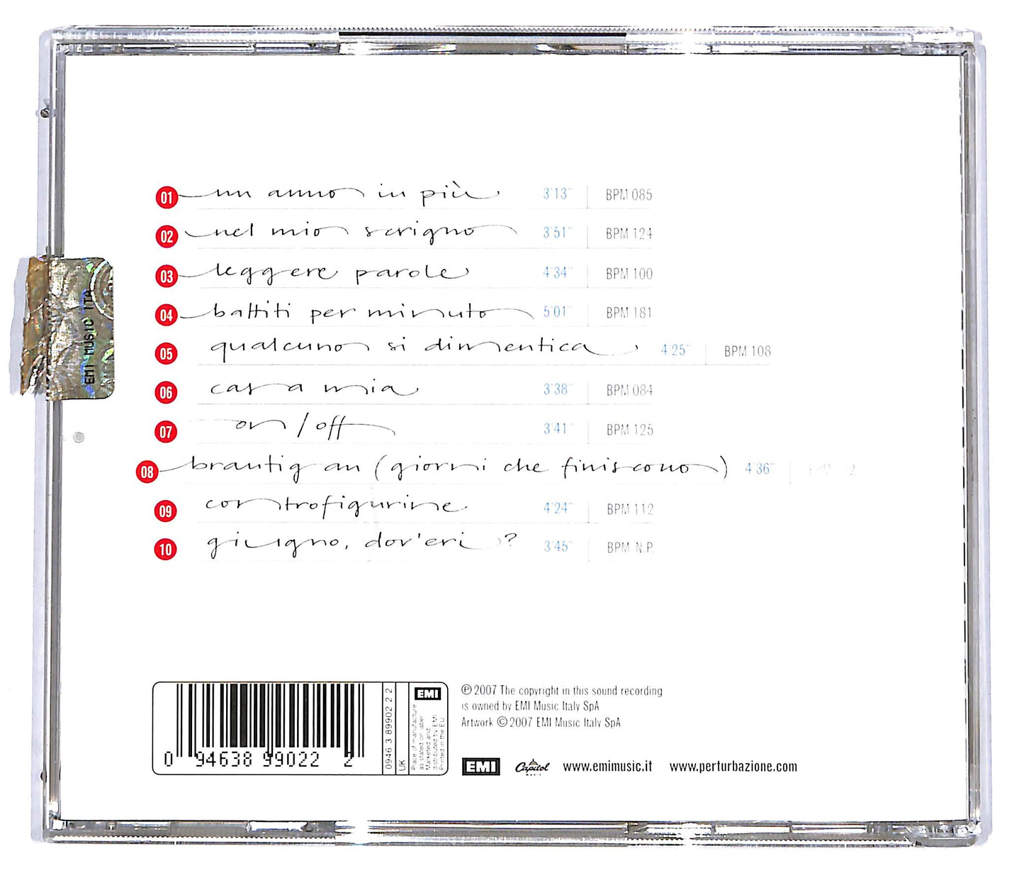 EBOND Perturbazione - Pianissimo Fortissimo CD CD114844