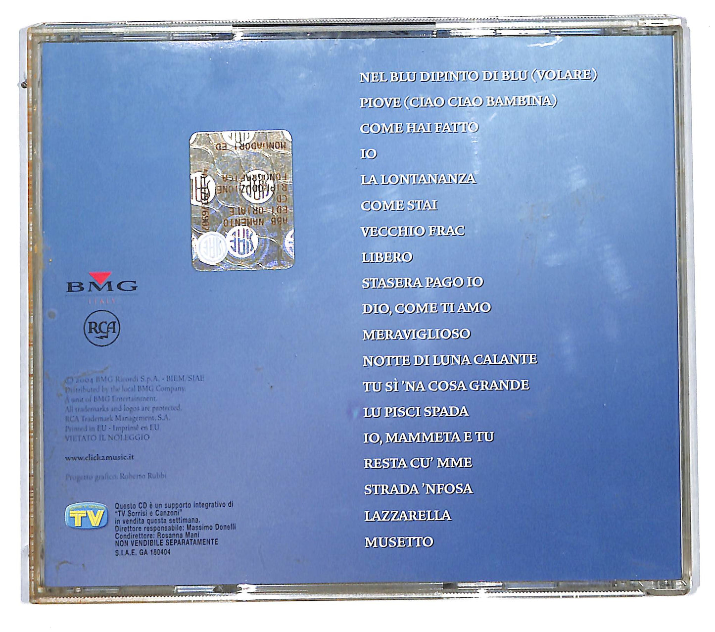 EBOND Domenico Modugno - Io, Modugno CD CD114955