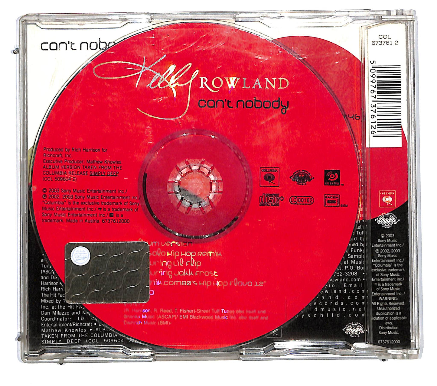 EBOND Kelly Rowland - Can't Nobody CD CD114959