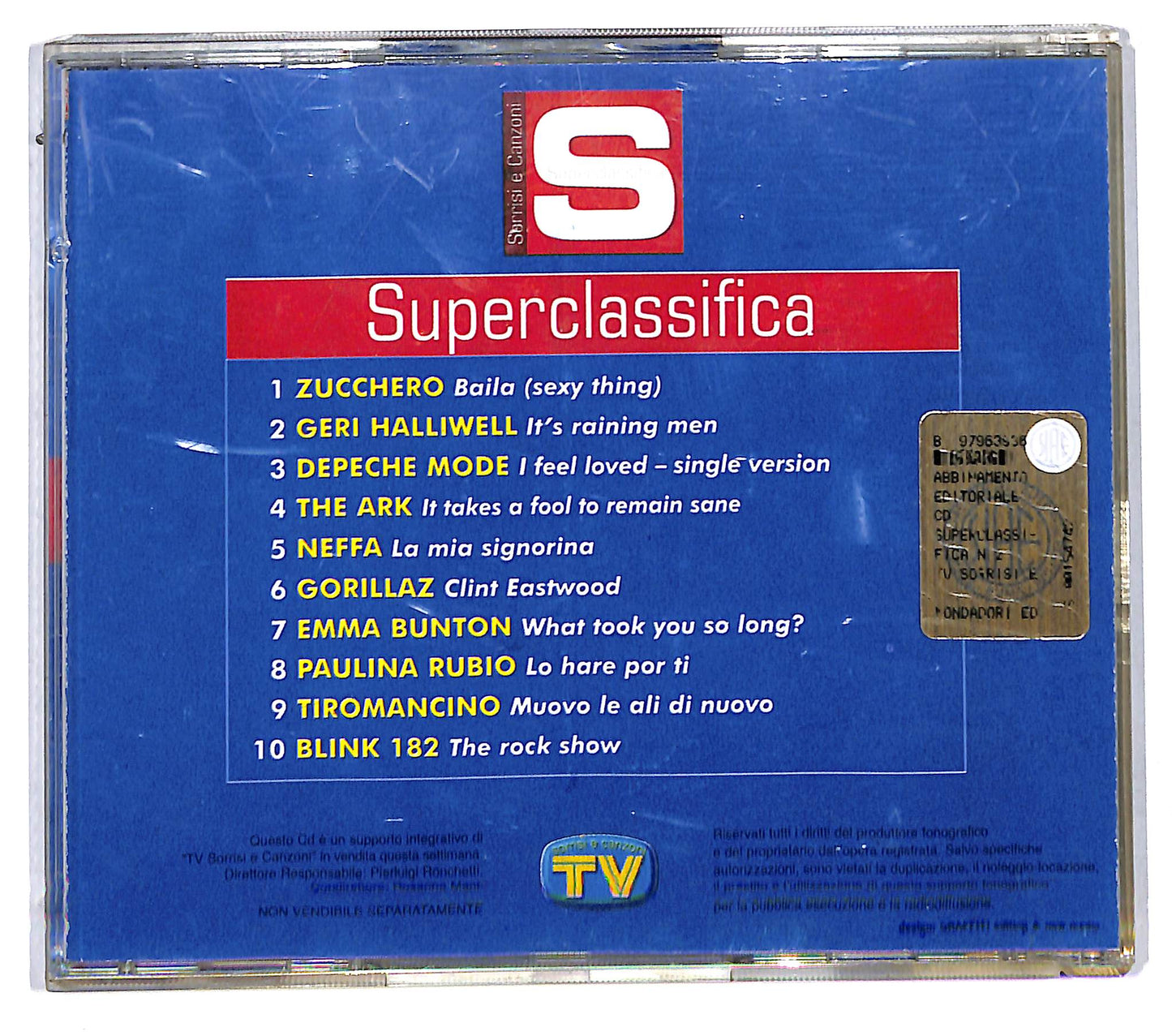 EBOND Various - Superclassifica EDITORIALE CD CD115022