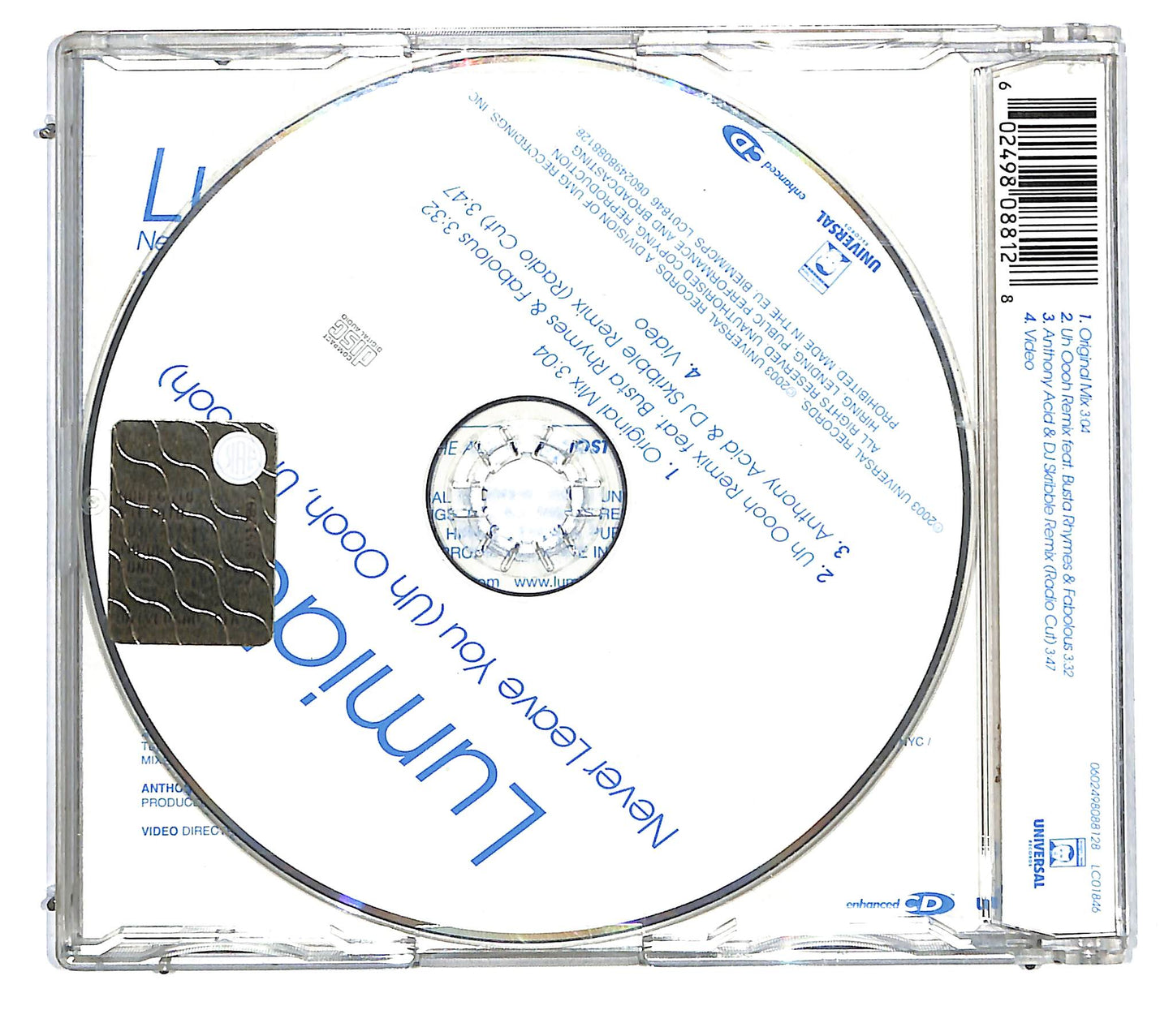 EBOND Lumidee - Never Leave You (Uh Oooh, Uh Oooh) CD CD115135