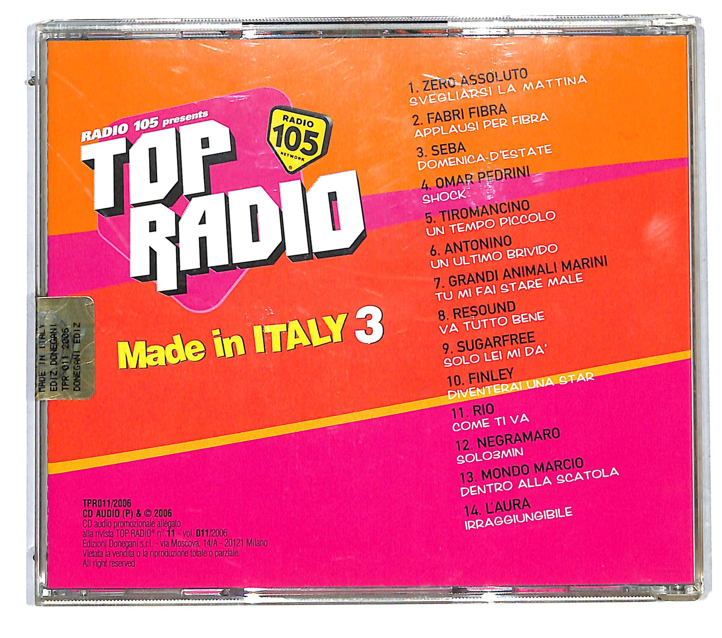 EBOND Various - Top Radio 11 - Made In Italy 3 EDITORIALE CD CD115141