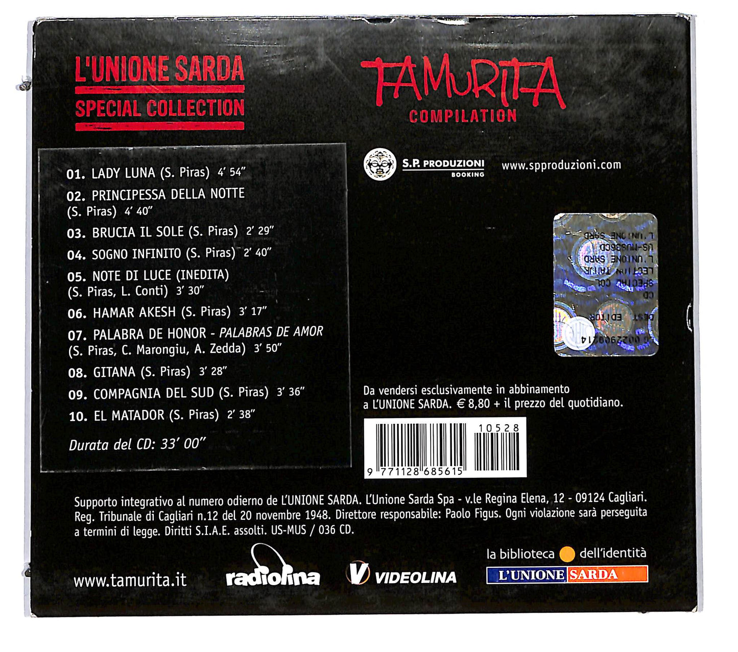 EBOND Tamurita Compilation - Special Edition EDITORIALE CD CD115226