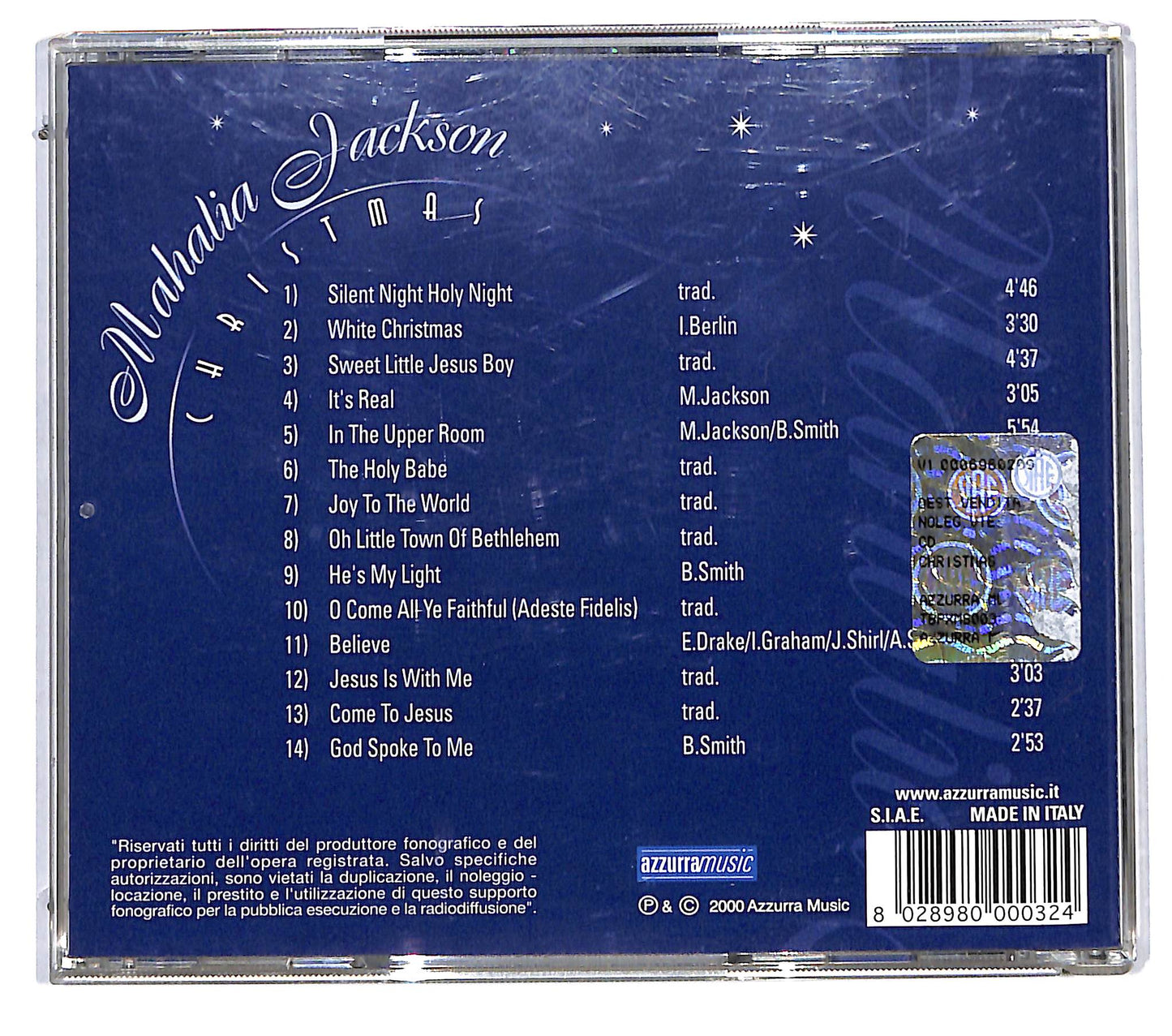EBOND Mahalia Jackson - Christmas CD CD115239