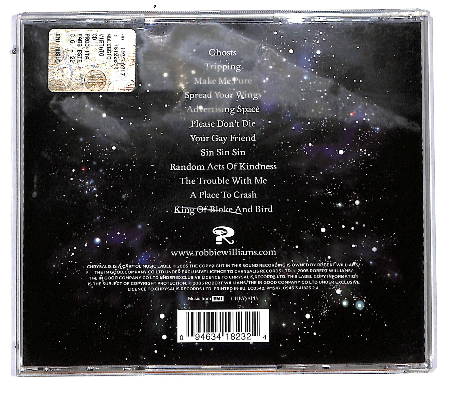 EBOND Robbie Williams - Intensive Care CD CD115246