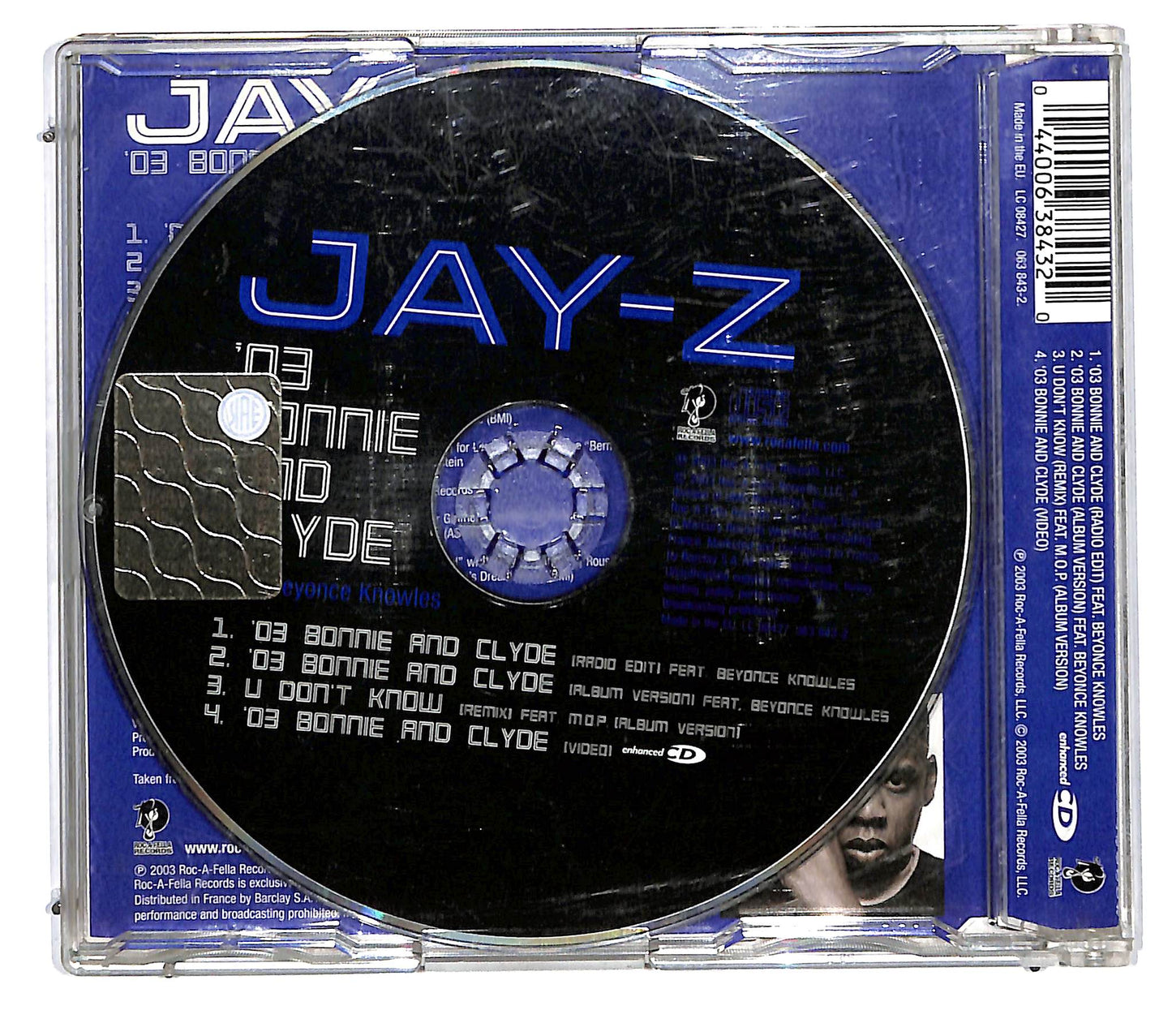 EBOND Jay-Z Feat. Beyonce Knowles - '03 Bonnie And Clyde CD CD115252