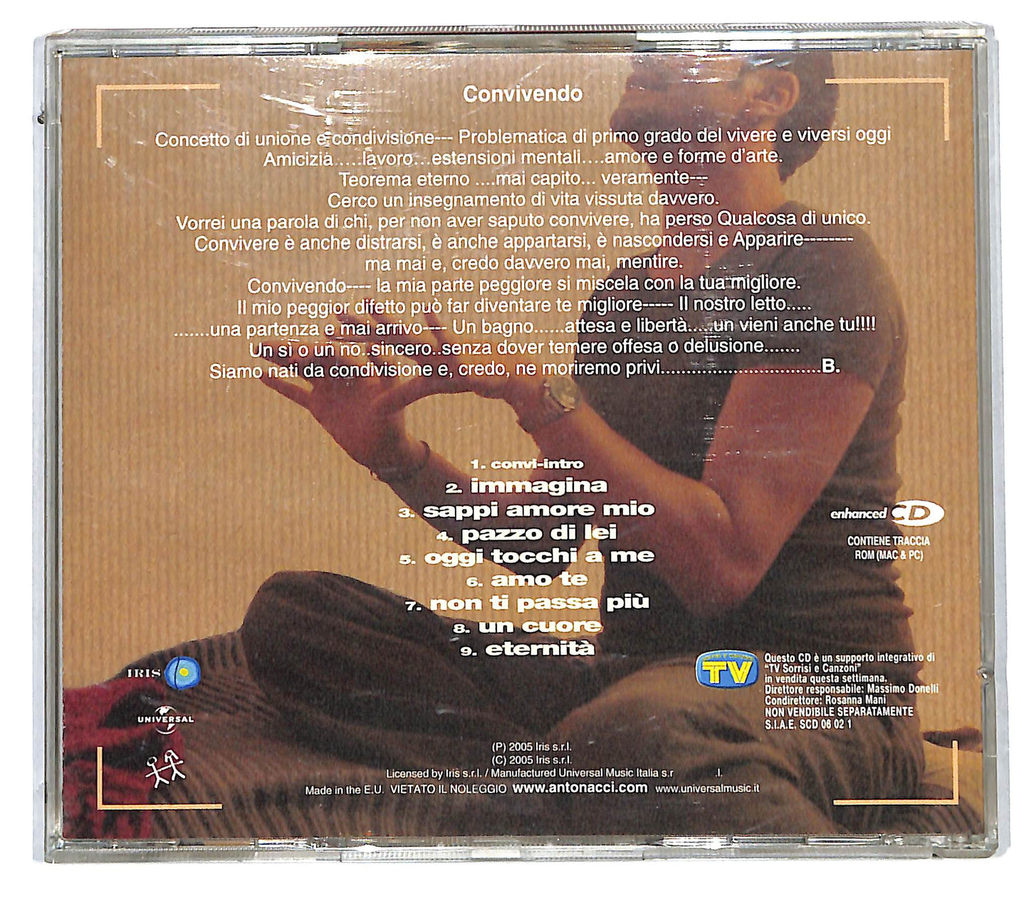 EBOND Biagio Antonacci - Convivendo (Parte 2) EDITORIALE CD CD115321