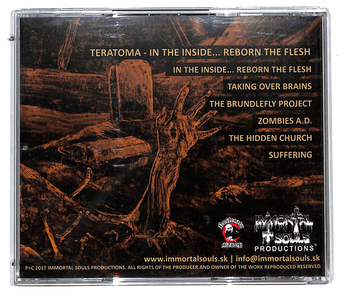 EBOND Teratoma - In The Inside...Reborn The Flesh CD CD115356