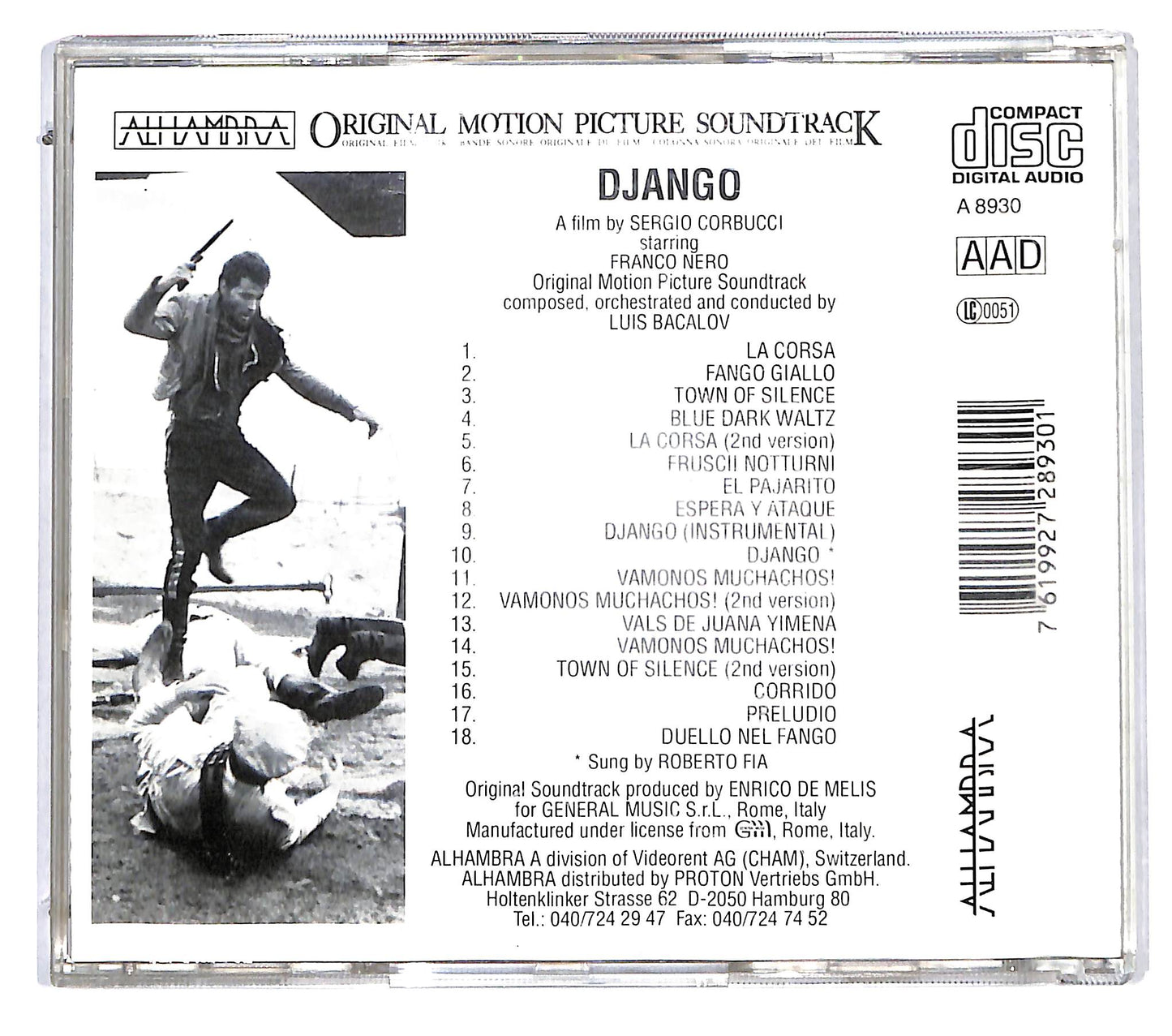 EBOND Luis Bacalov - Django - Original Soundtrack CD CD115422