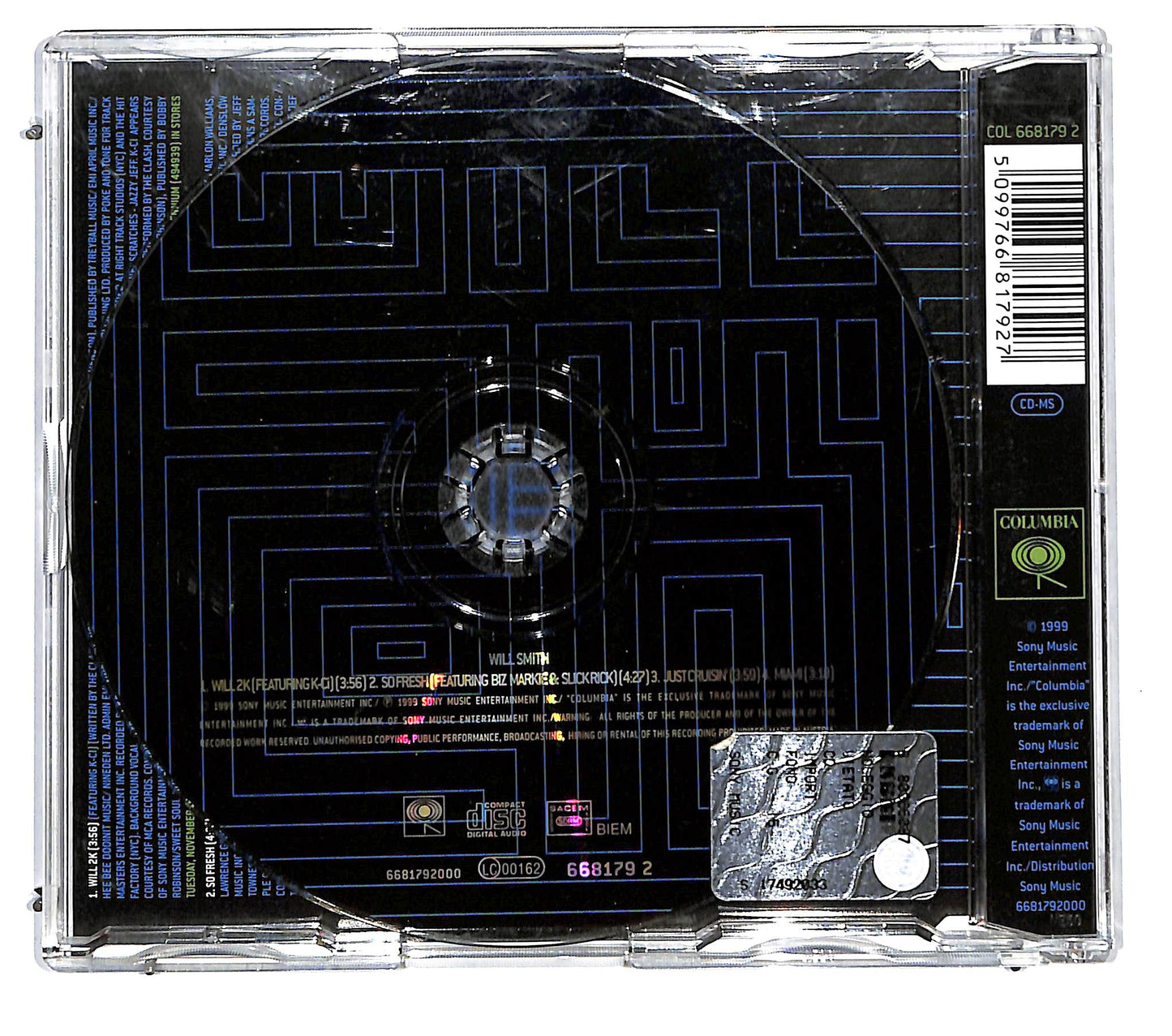 EBOND Will Smith - Will 2K CD CD115442