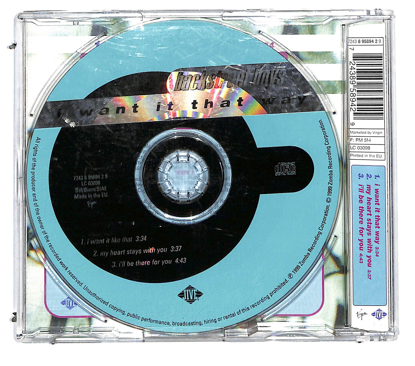 EBOND Backstreet Boys - I Want It That Way CD CD115450