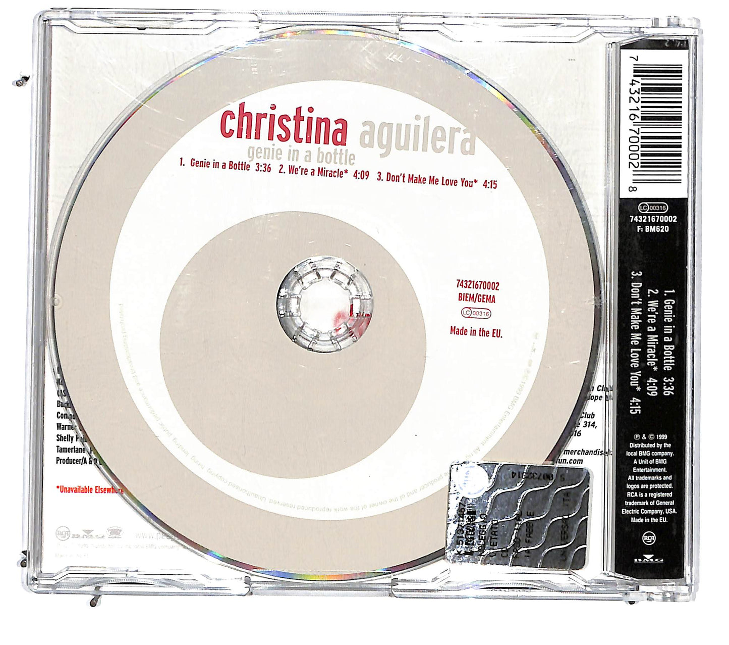 EBOND Christina Aguilera - Genie In A Bottle CD CD115452