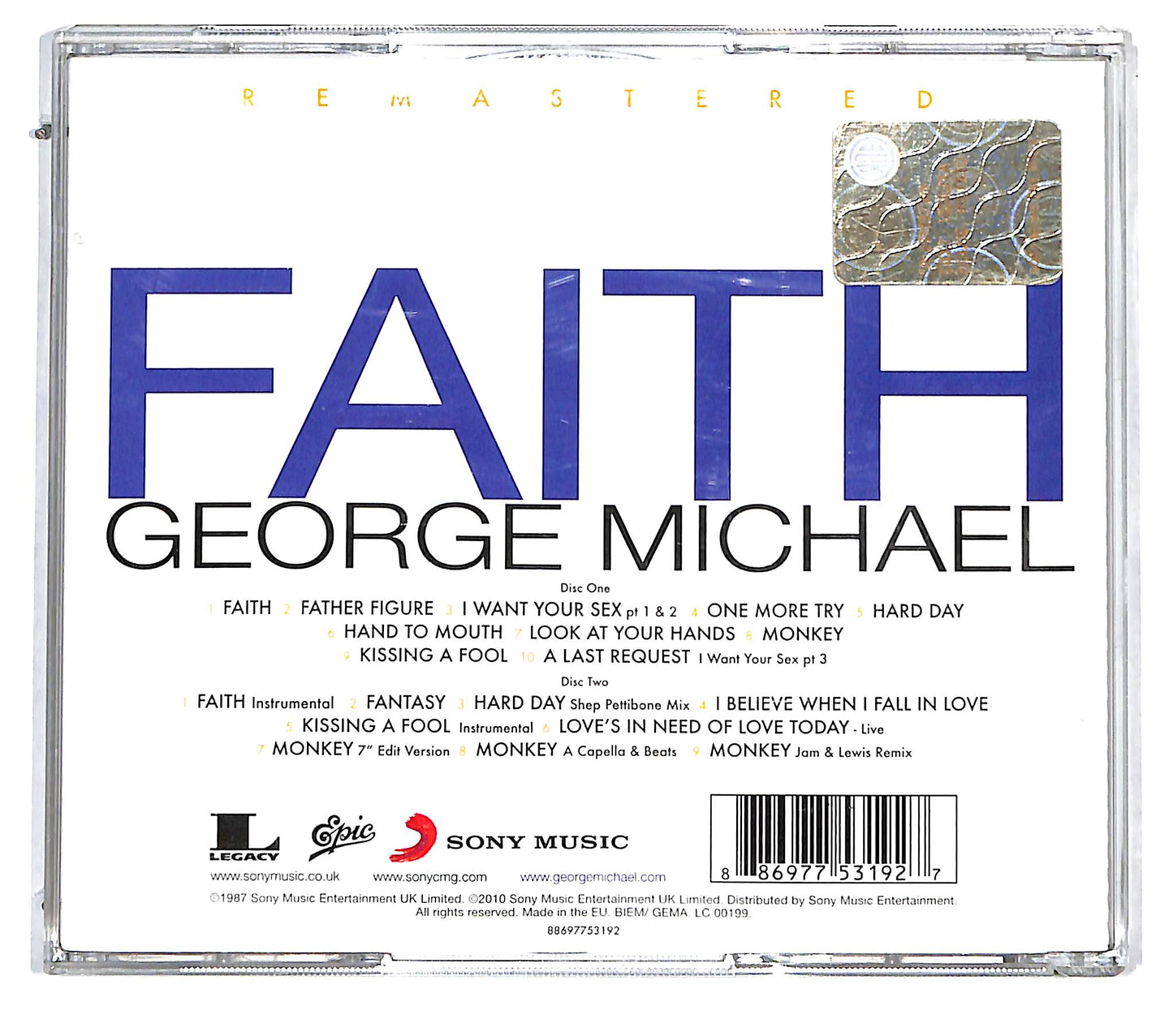 EBOND George Michael - Faith CD CD115453