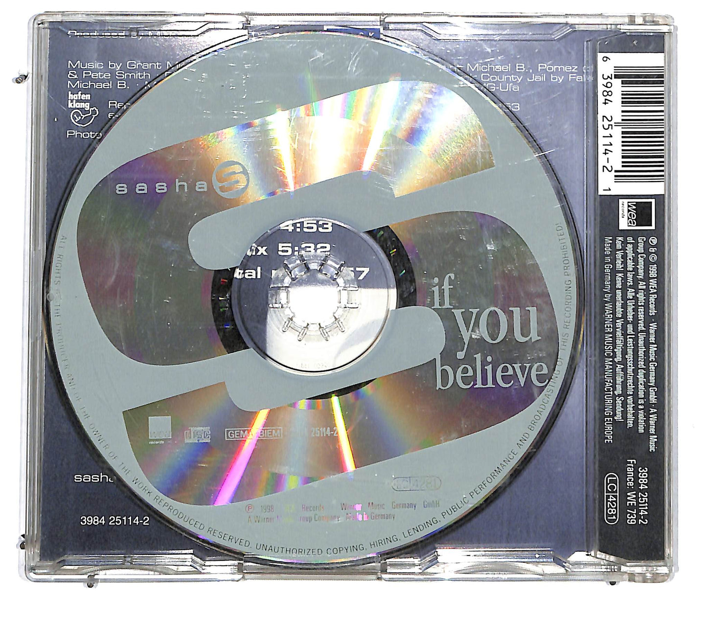 EBOND Sasha - If You Believe CD CD115501