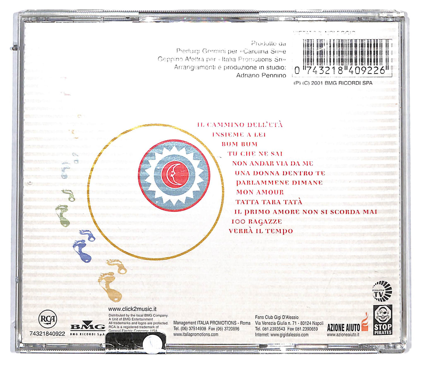 EBOND Gigi D'alessio - Il Cammino Dell'eta CD CD115527