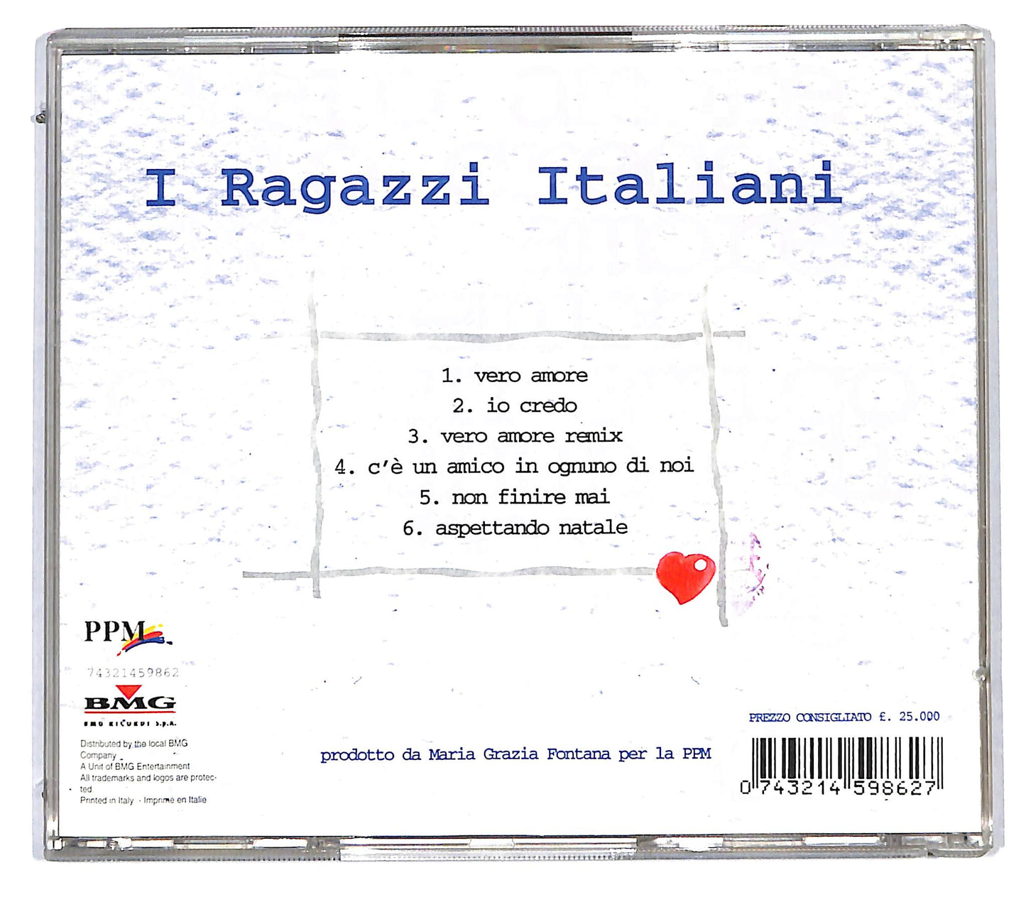 EBOND I Ragazzi Italiani - Vero Amore CD CD115530