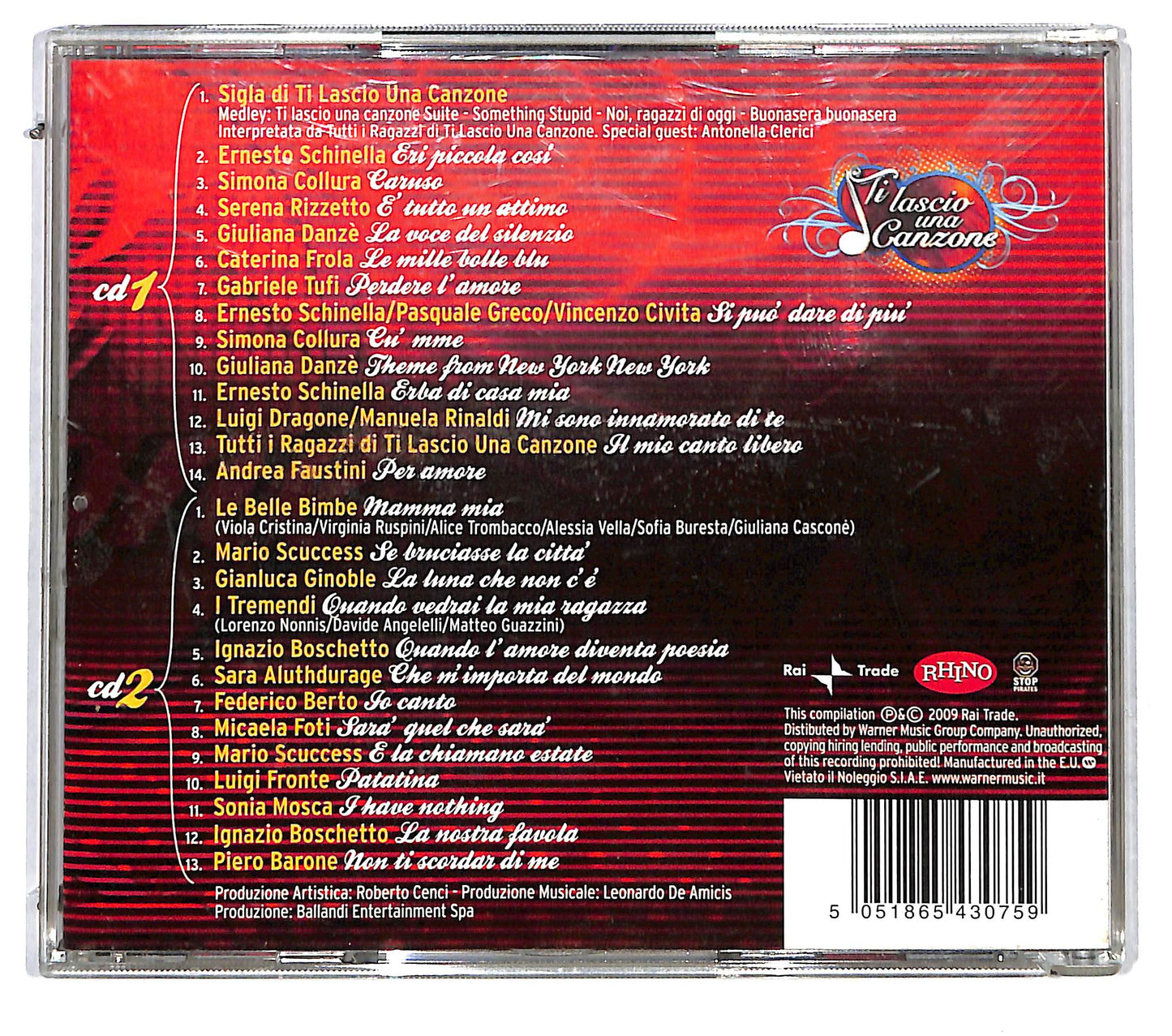 EBOND Various - Ti Lascio Una Canzone - La Compilation CD CD115662