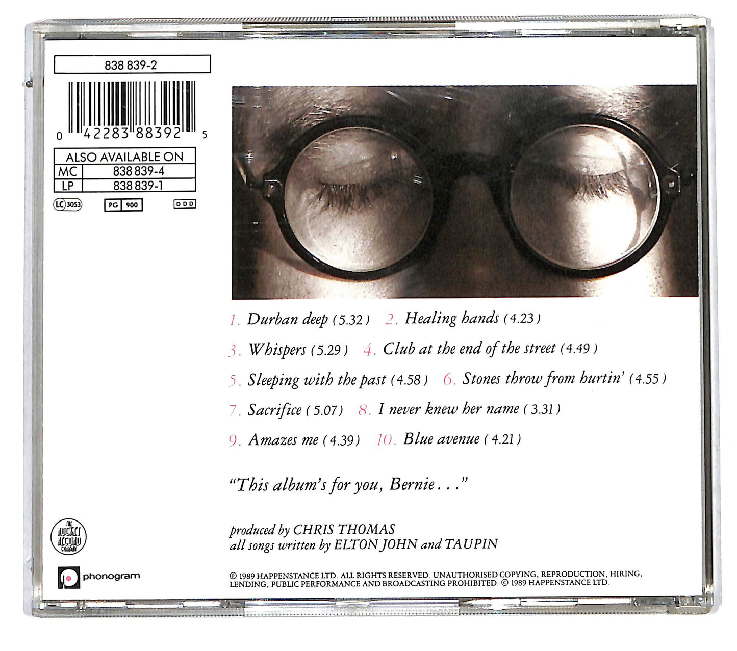 EBOND Elton John - Sleeping With The Past CD CD115705