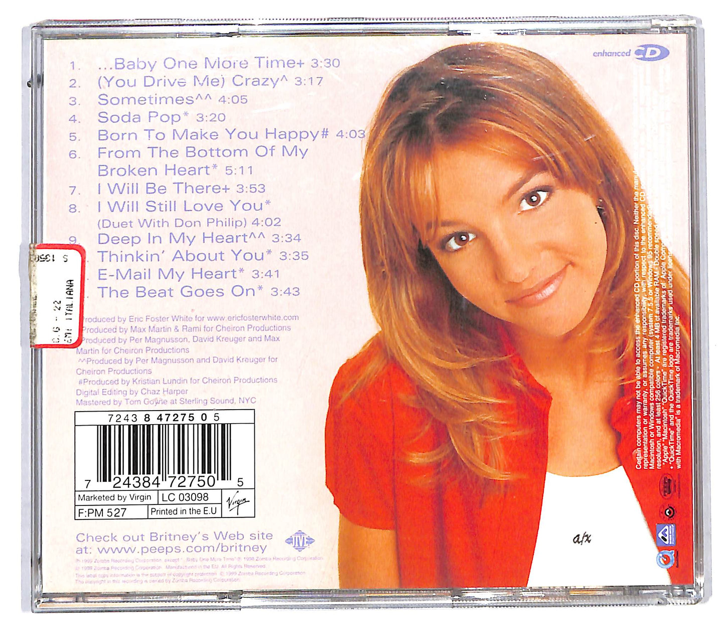 EBOND Britney Spears - ...Baby One More Time CD CD115730