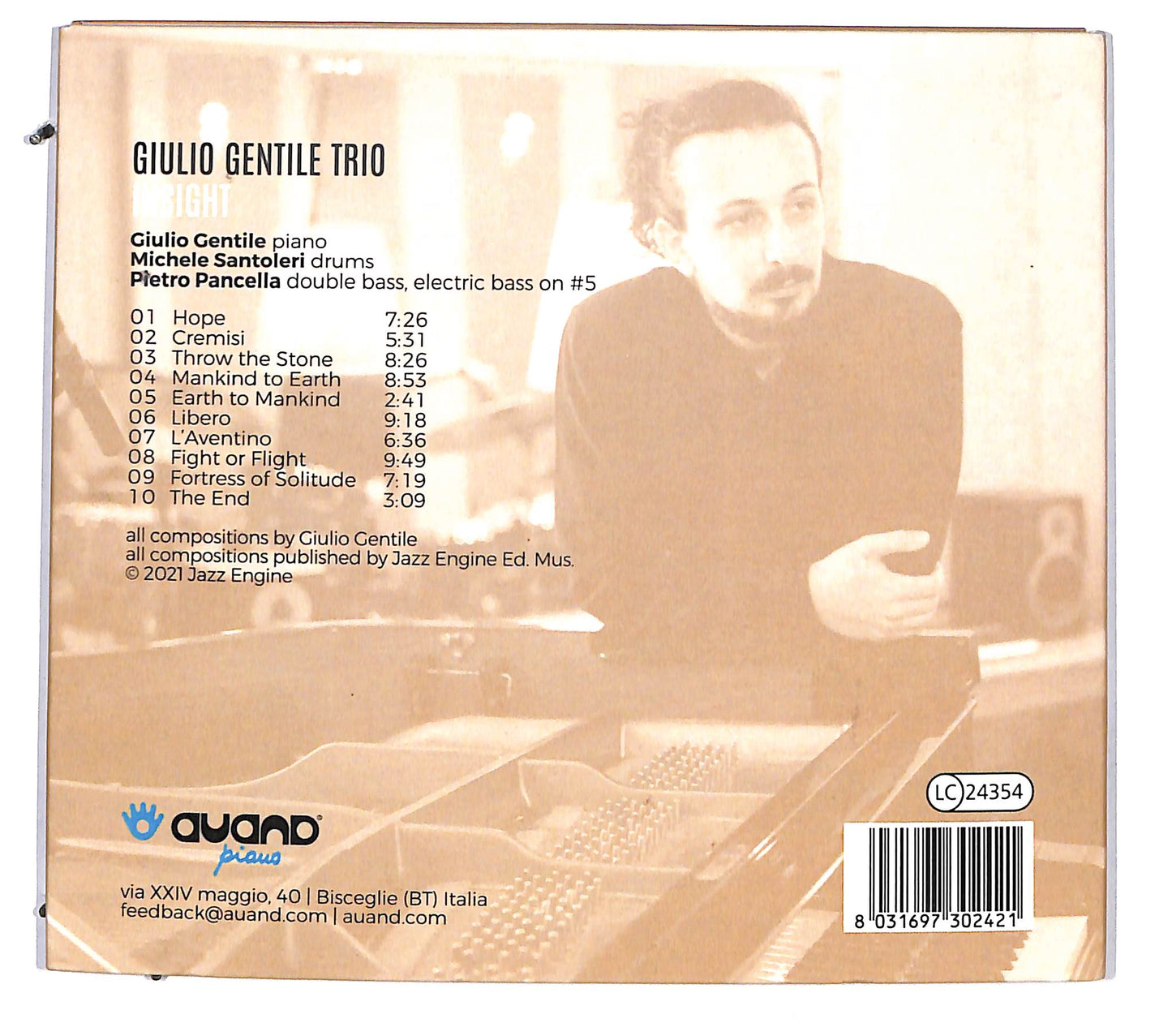 EBOND Giulio Gentile - Insight DIGIPACK CD CD115851