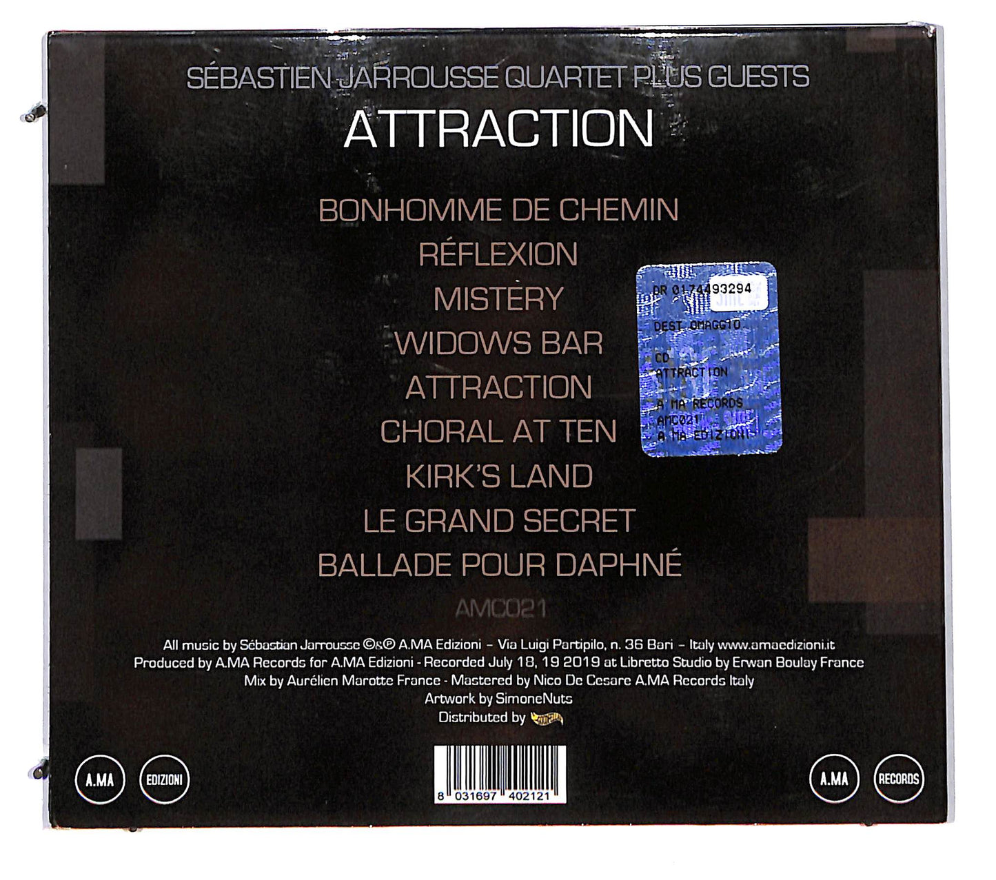 EBOND Sebastien Jarrousse Quartet - Attraction CD CD115855