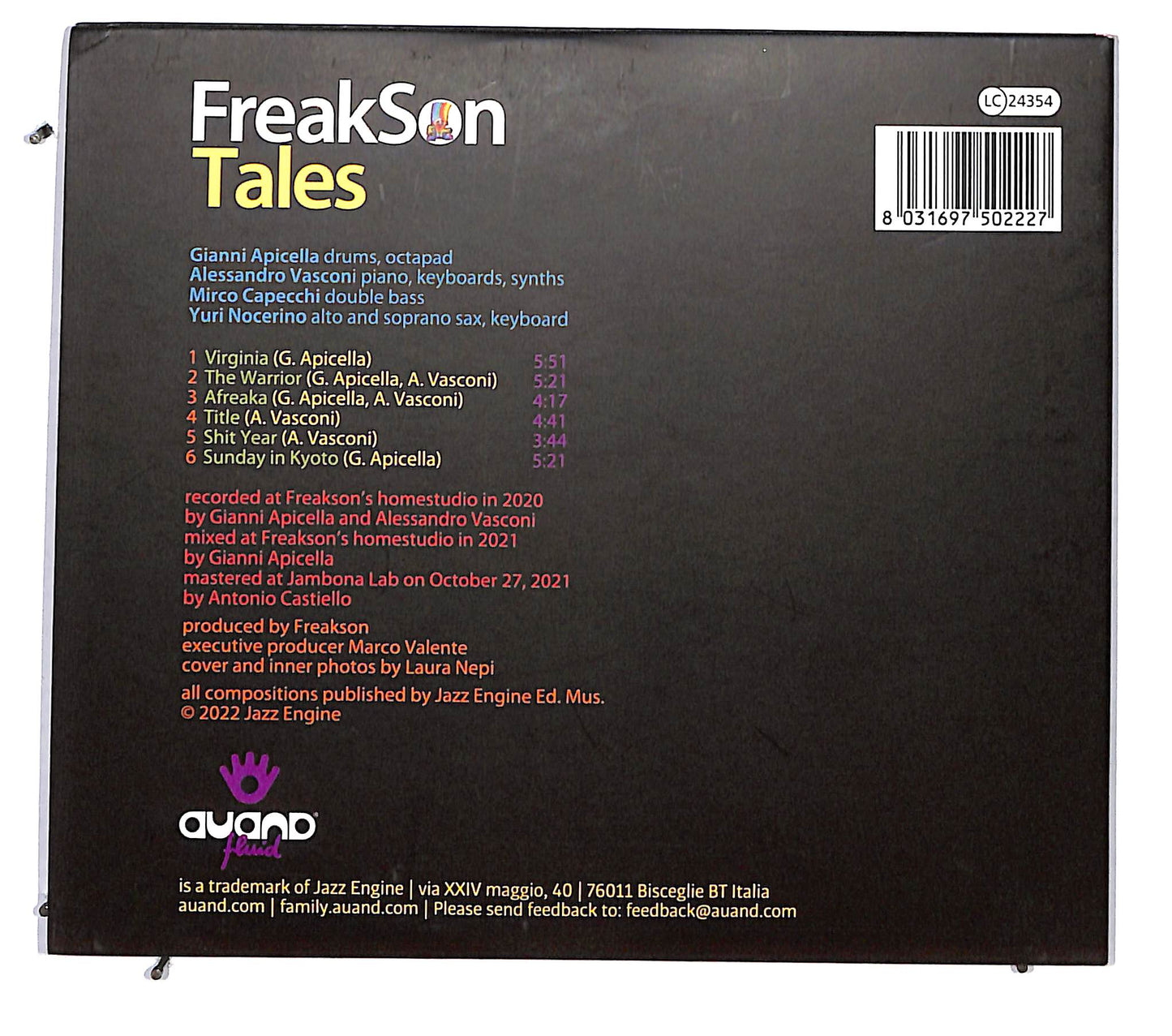 EBOND FreakSon - Tales DIGIPACK CD CD115862