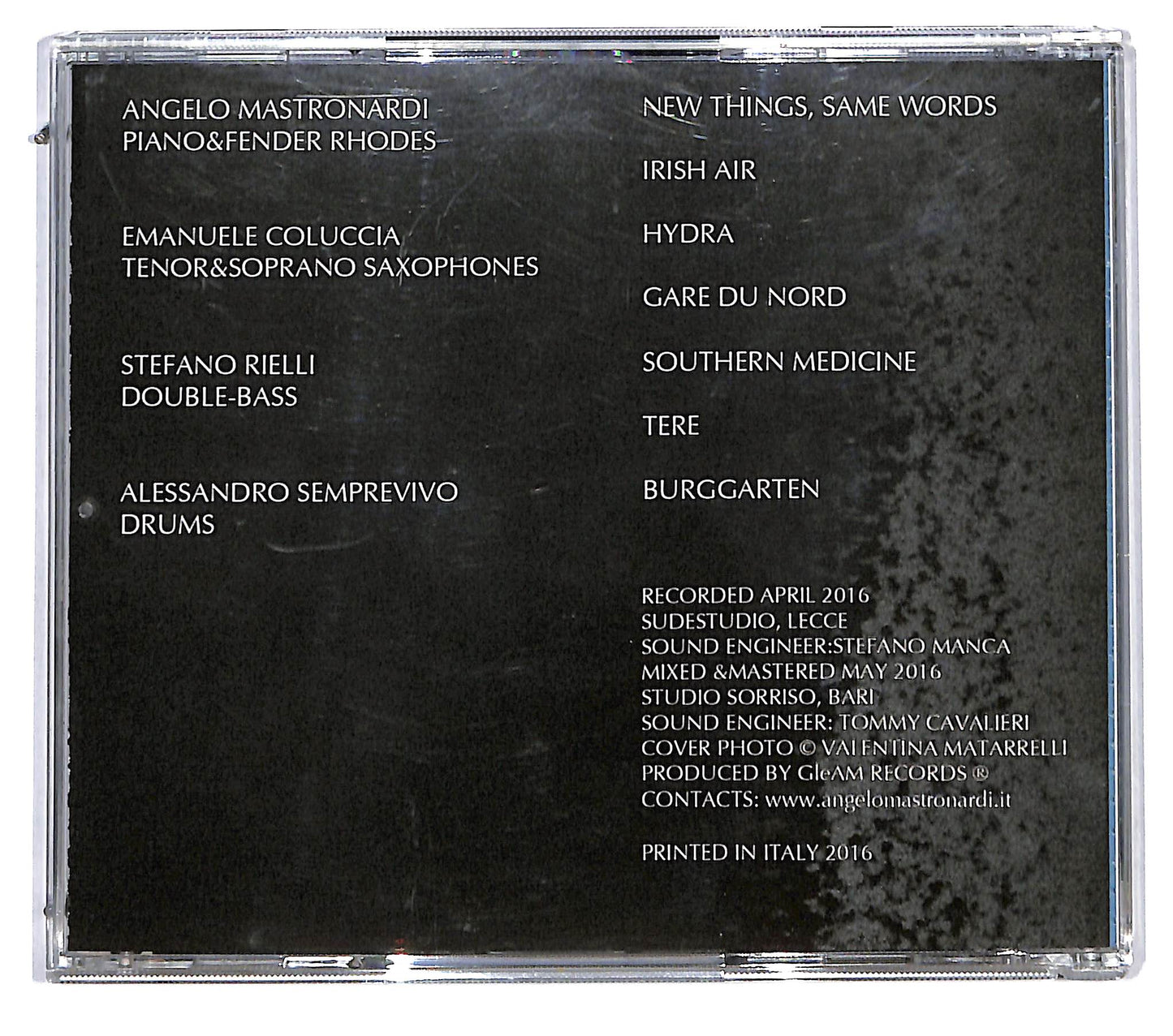 EBOND Angelo Mastronardi - New Things, Same Words CD CD115924