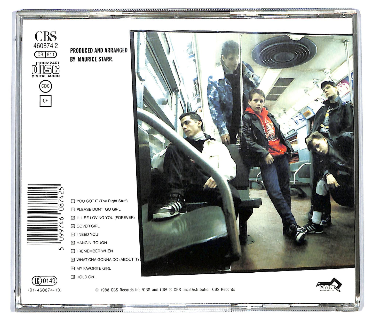 EBOND New Kids On The Block - Hangin' Tough CD CD116036