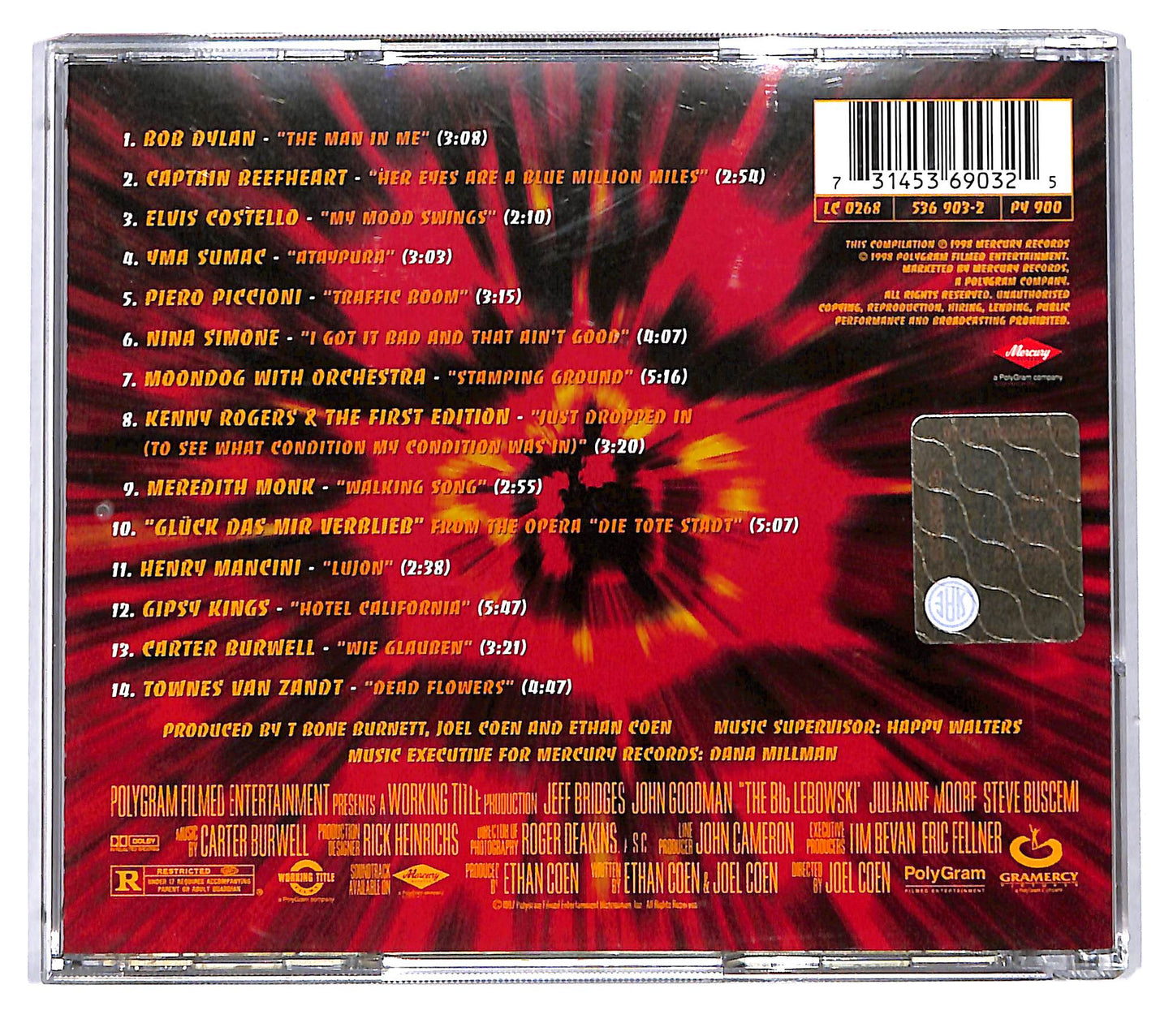 EBOND Various - The Big Lebowski (Original Soundtrack) CD CD116115