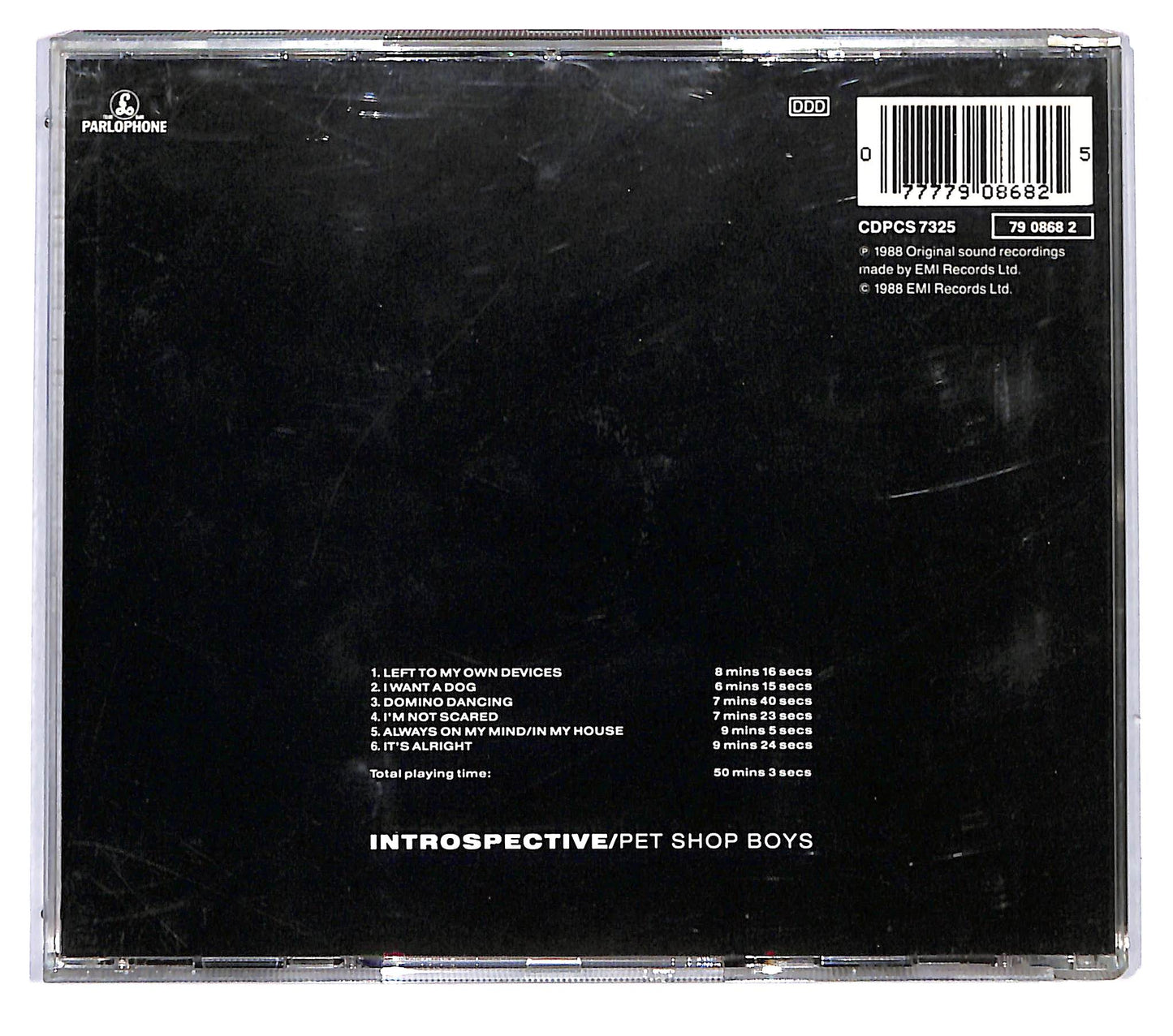 EBOND Pet Shop Boys - Introspective CD CD116126