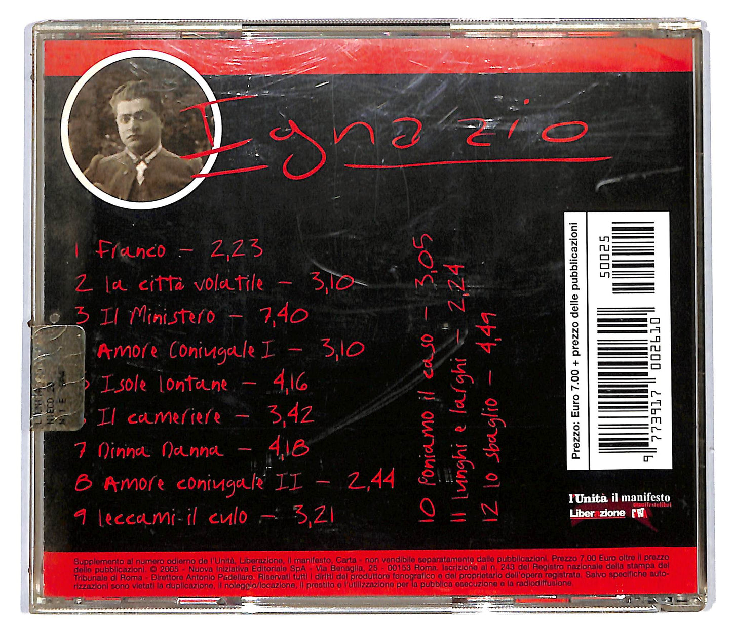 EBOND Paolo Pietrangeli - Ignazio EDITORIALE CD CD116156