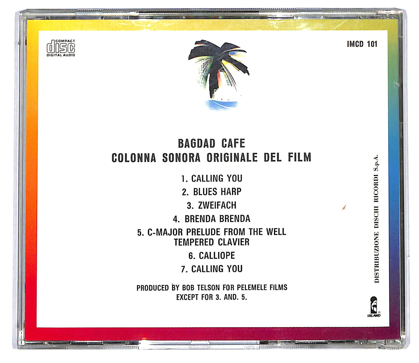 EBOND Various - Bagdad Cafe (Colonna Sonora Originale) CD CD116162