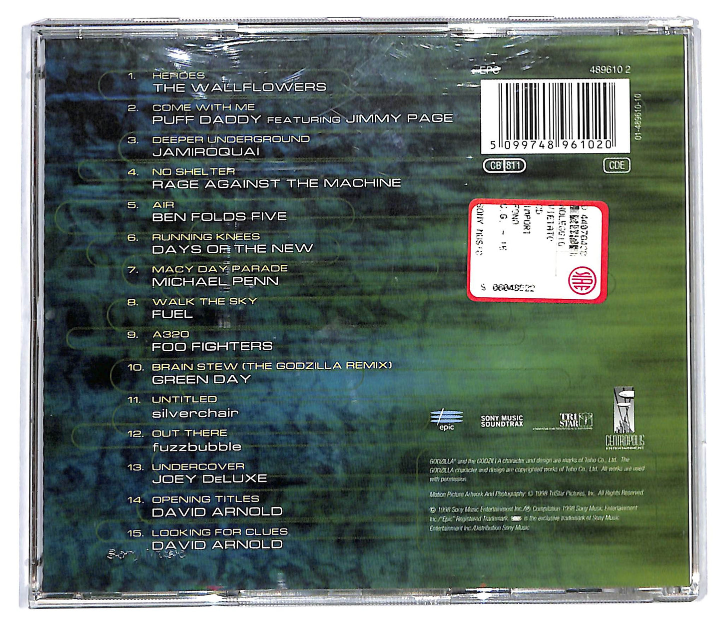 EBOND Various - Godzilla (The Album) CD CD116204