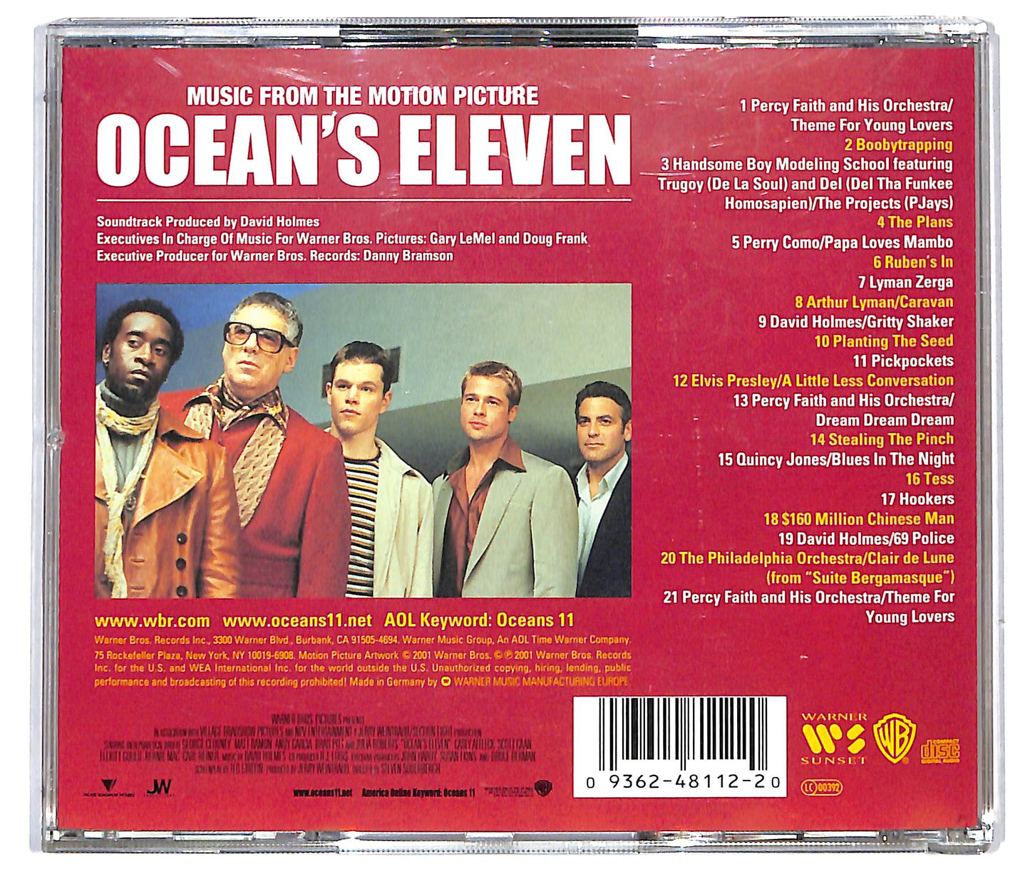 EBOND Various - Music From The Motion Picture Ocean's Eleven CD CD116216