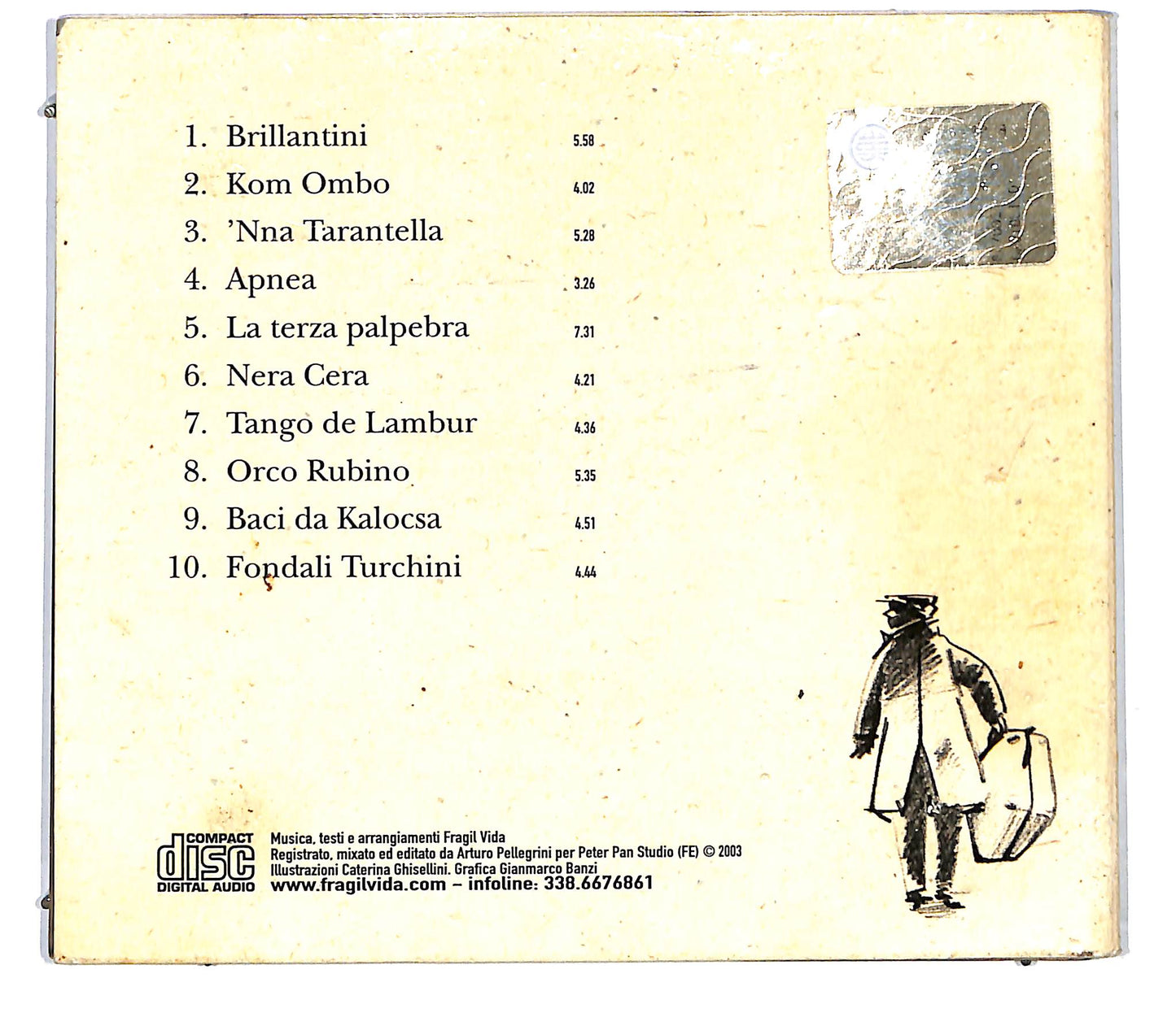 EBOND Fragil Vida - Musicanti Di Cristallo CD CD116226