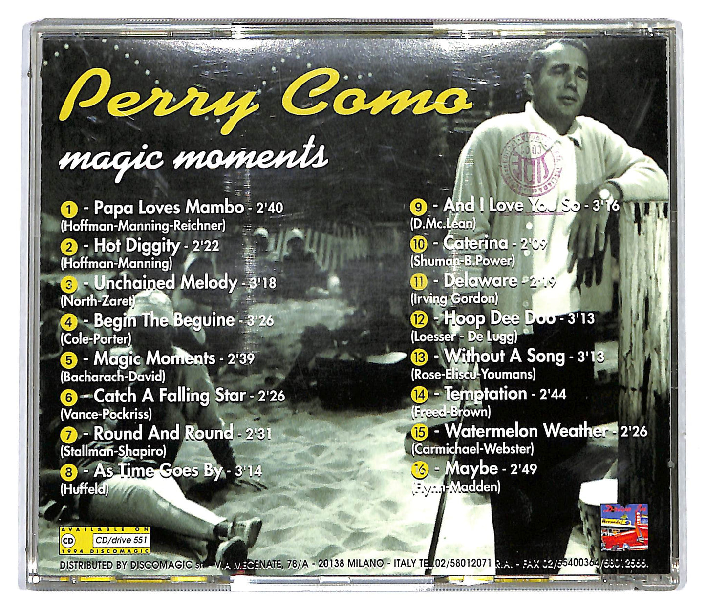 EBOND Perry Como - Magic Moments CD CD116321