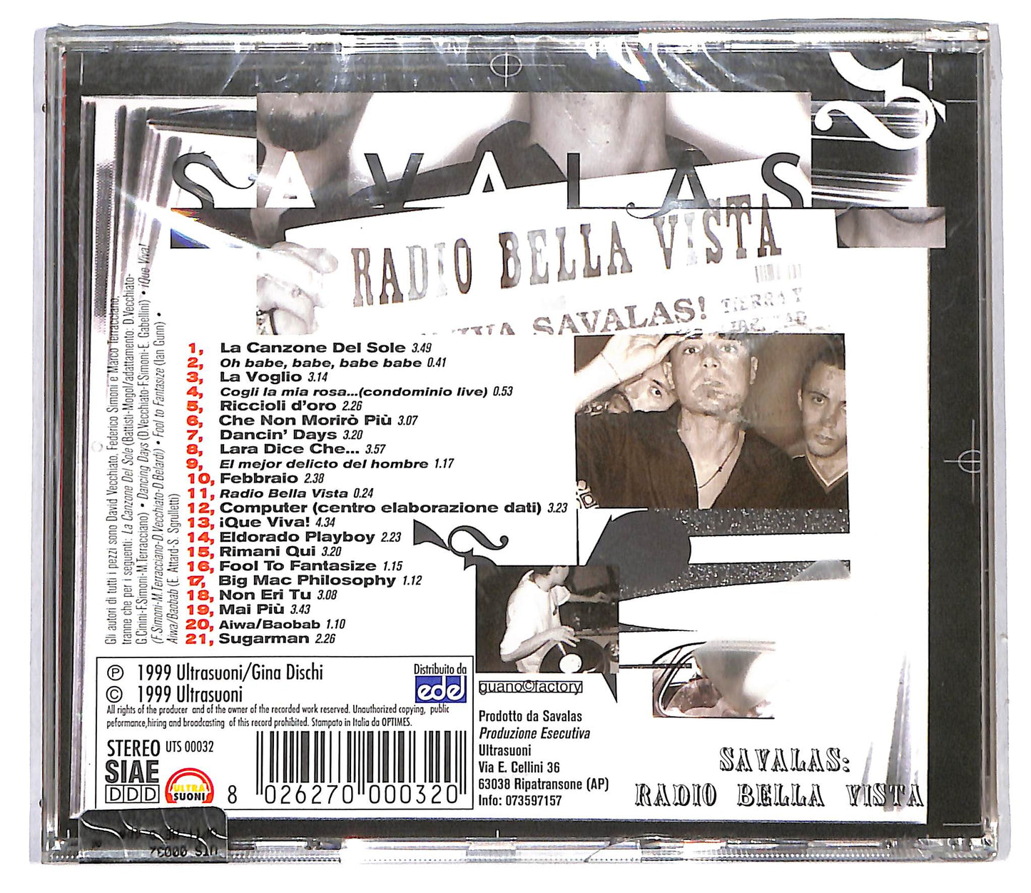 EBOND Savalas - Radio Bella Vista CD CD116402
