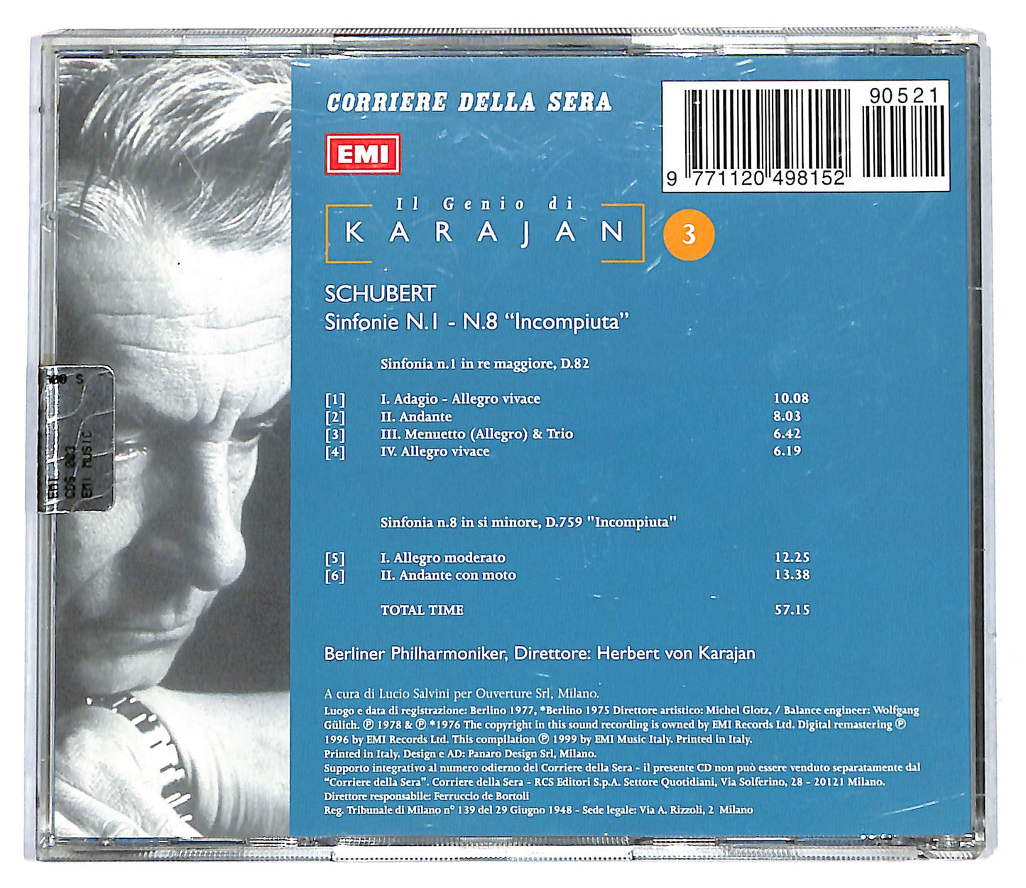 EBOND Il Genio di Karajan - Schubert: Le Sinfonie EDITORIALE CD CD116418