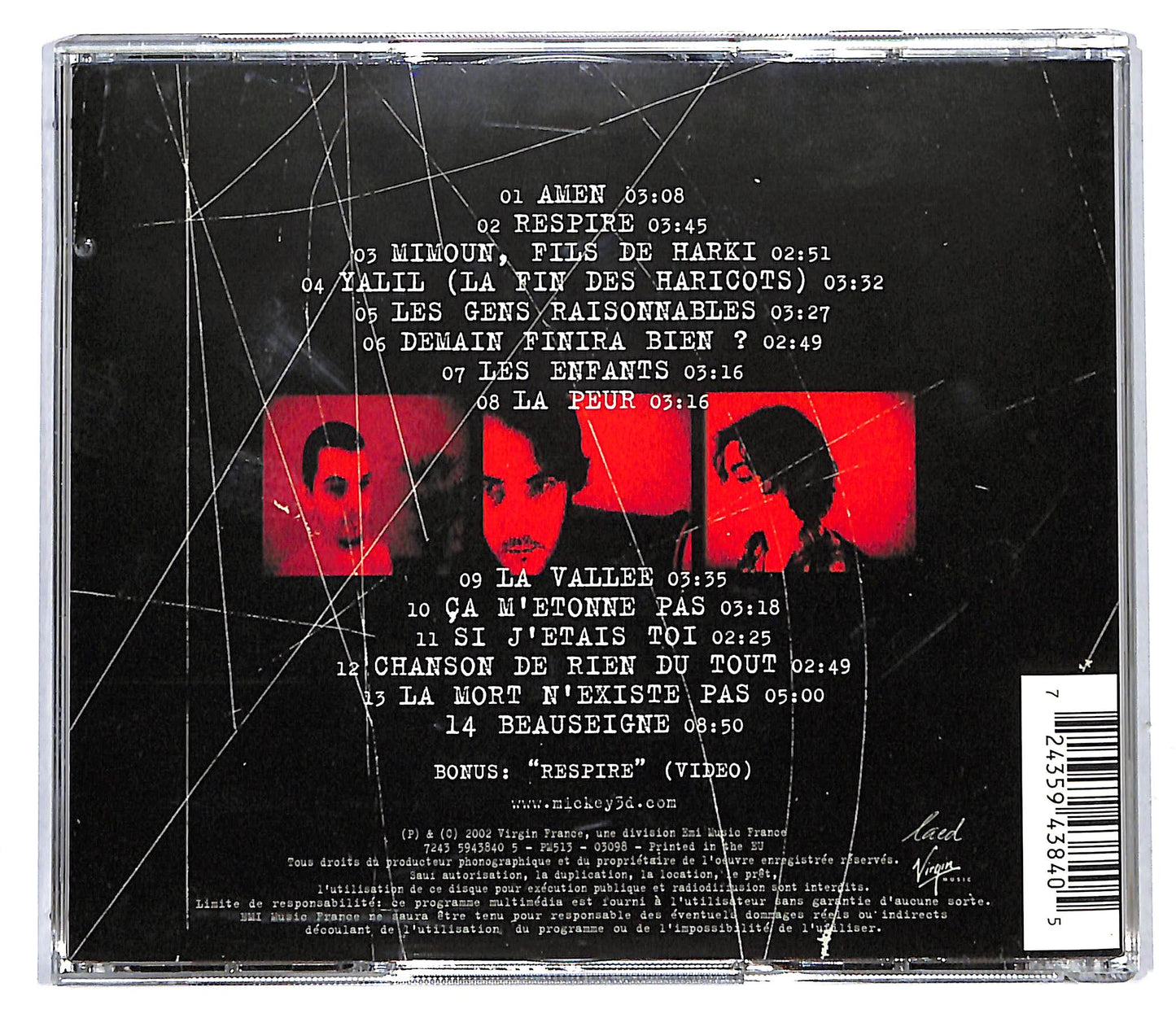 EBOND Mickey 3D - Tu Vas Pas Mourir De Rire... CD CD116432