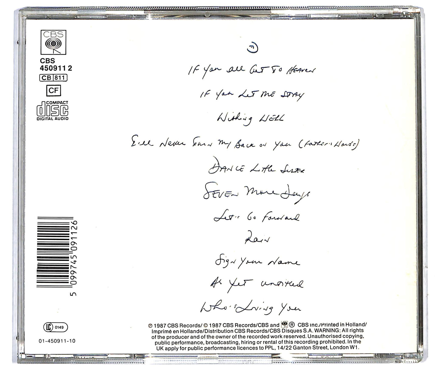 EBOND Introducing The Hardline According To Terence Trent D'Arby CD CD116446