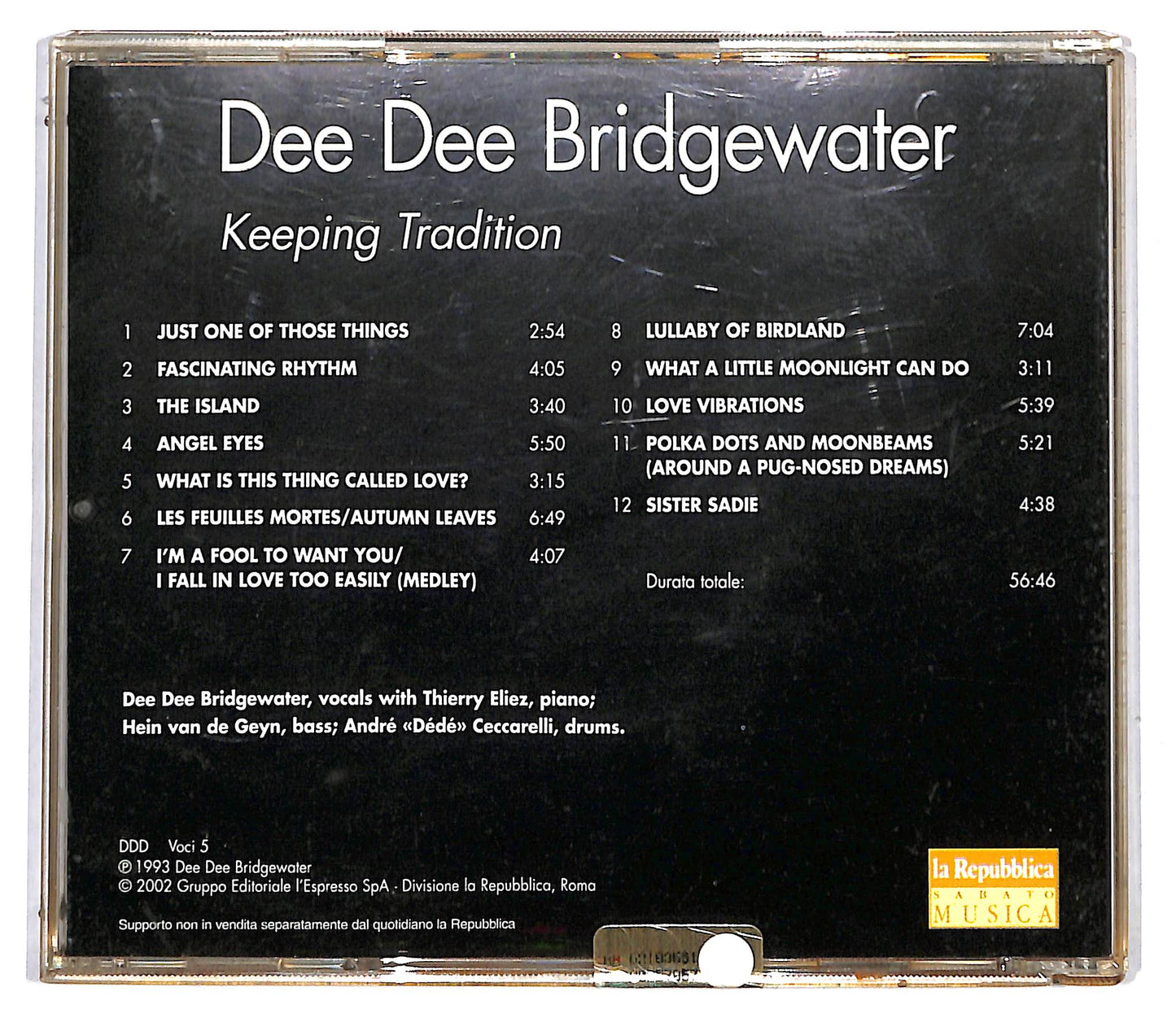 EBOND Dee Dee Bridgewater - Keeping Tradition EDITORIALE CD CD116449