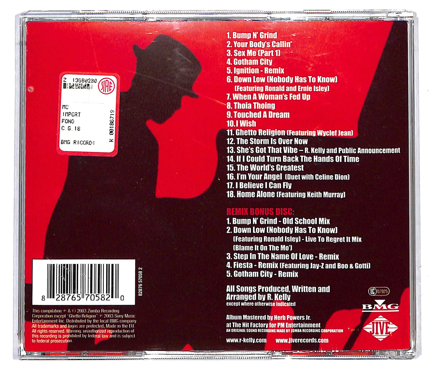 EBOND R. Kelly - The R. In R&B Greatest Hits Collection: Volume 1 CD CD116548