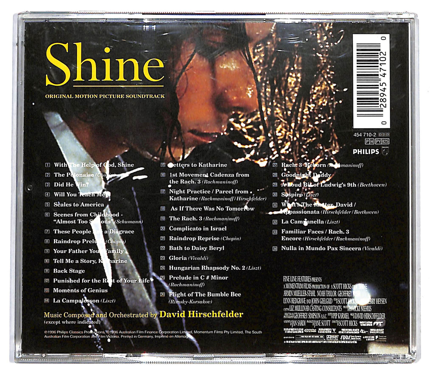 EBOND Various - Shine (Original Motion Picture Soundtrack) CD CD116552