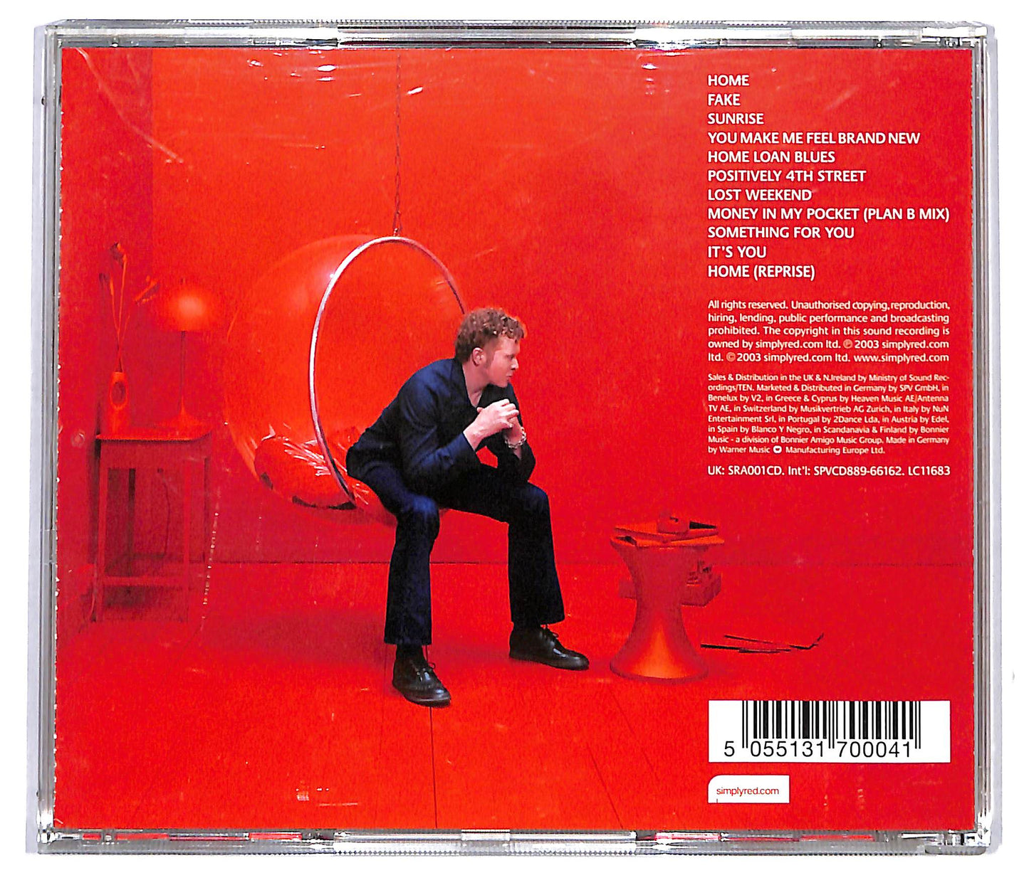 EBOND Simply Red - Home CD CD116744