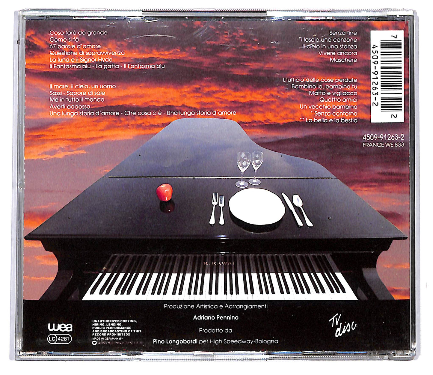 EBOND Gino Paoli - Senza Contorno Solo..... Per Un'Ora CD CD116755