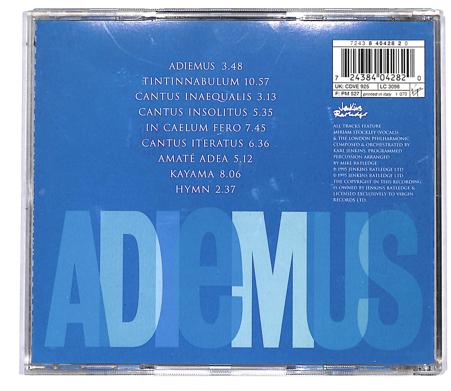 EBOND Adiemus - Songs Of Sanctuary CD CD116813