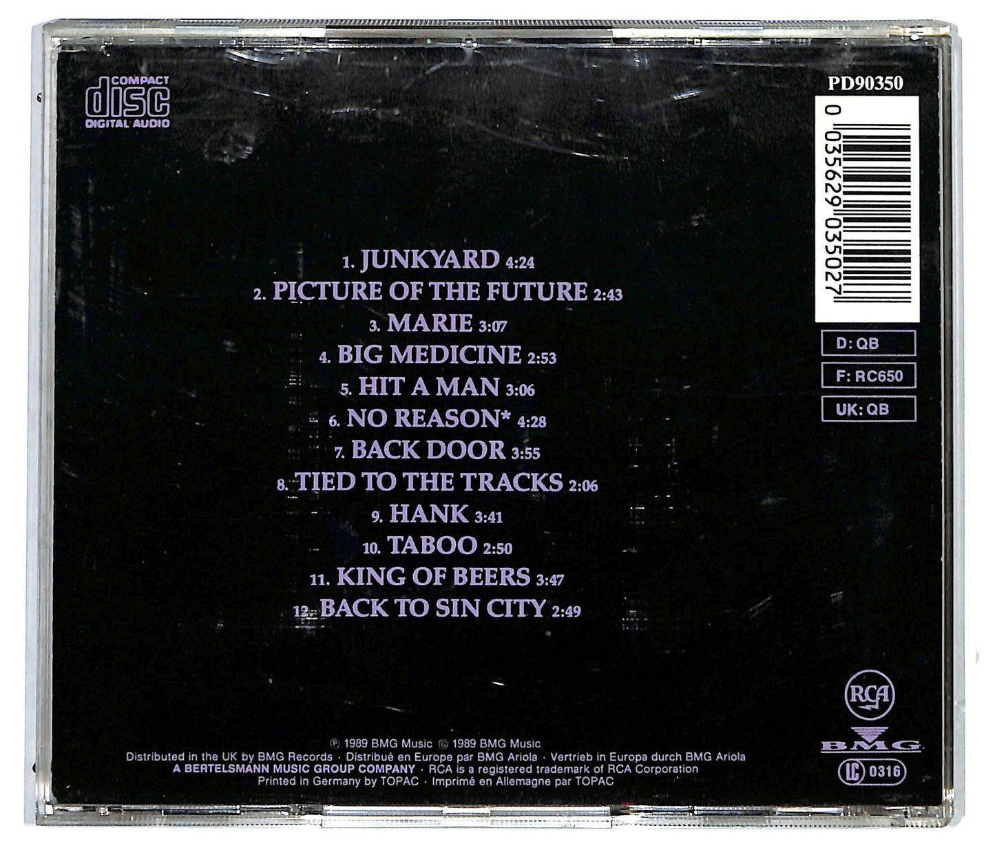 EBOND Treat Her Right - Tied To The Tracks CD CD116841