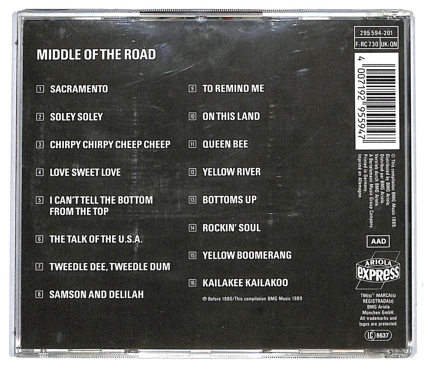 EBOND Middle Of The Road - Middle Of The Road CD CD116851