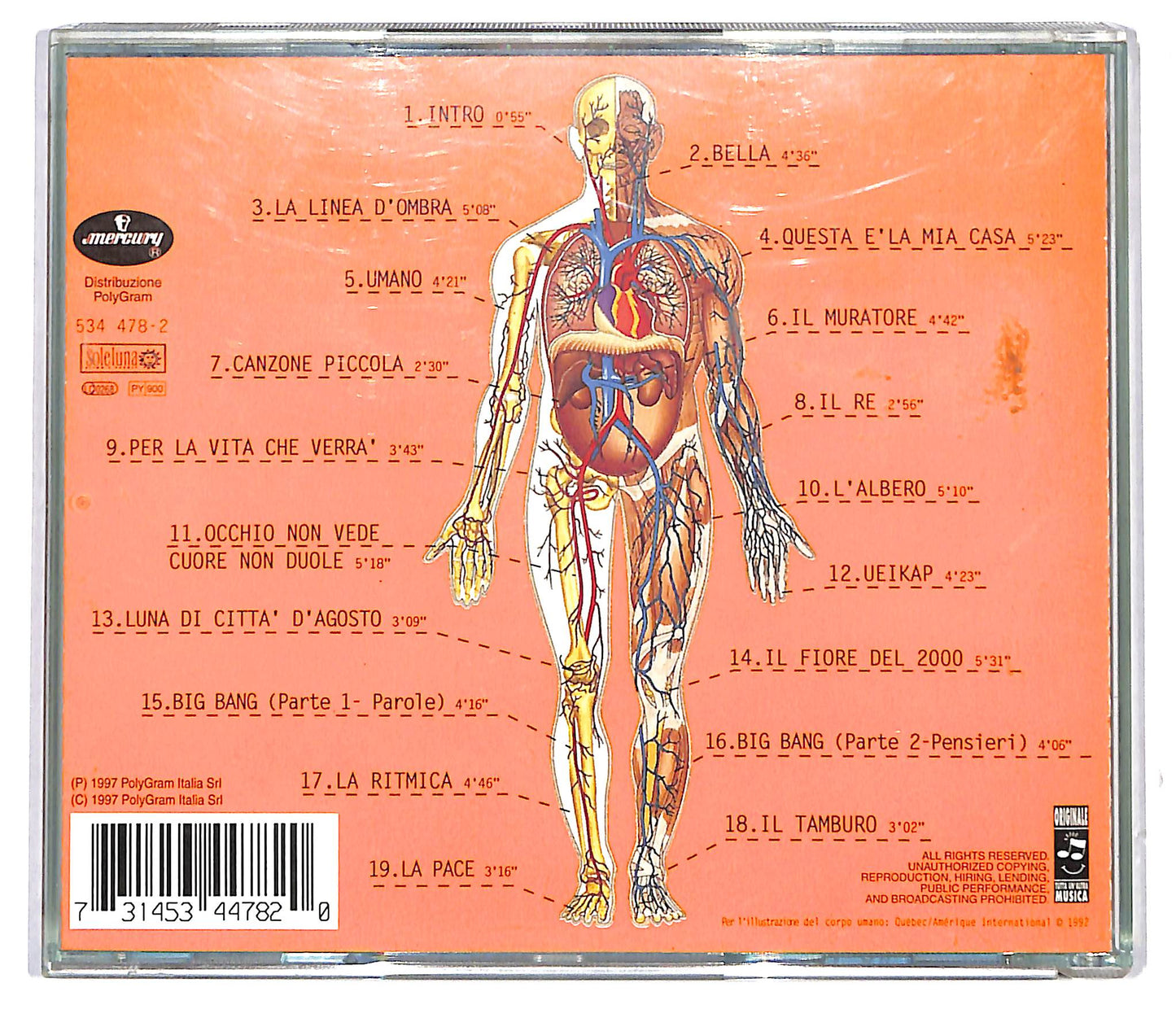 EBOND Jovanotti - Lorenzo 1997 - L'Albero CD CD116917