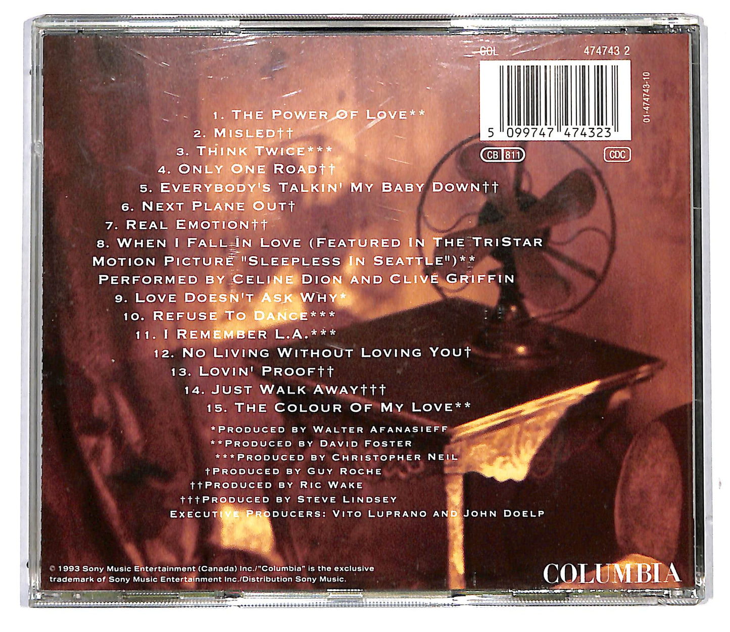 EBOND Celine Dion - The Colour Of My Love CD CD116929